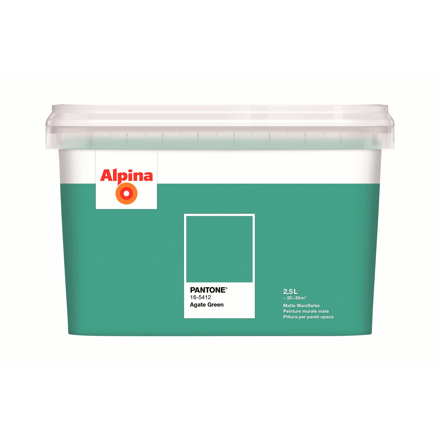 Wandfarbe »PANTONE«, Agate Green, matt, 2,5 l