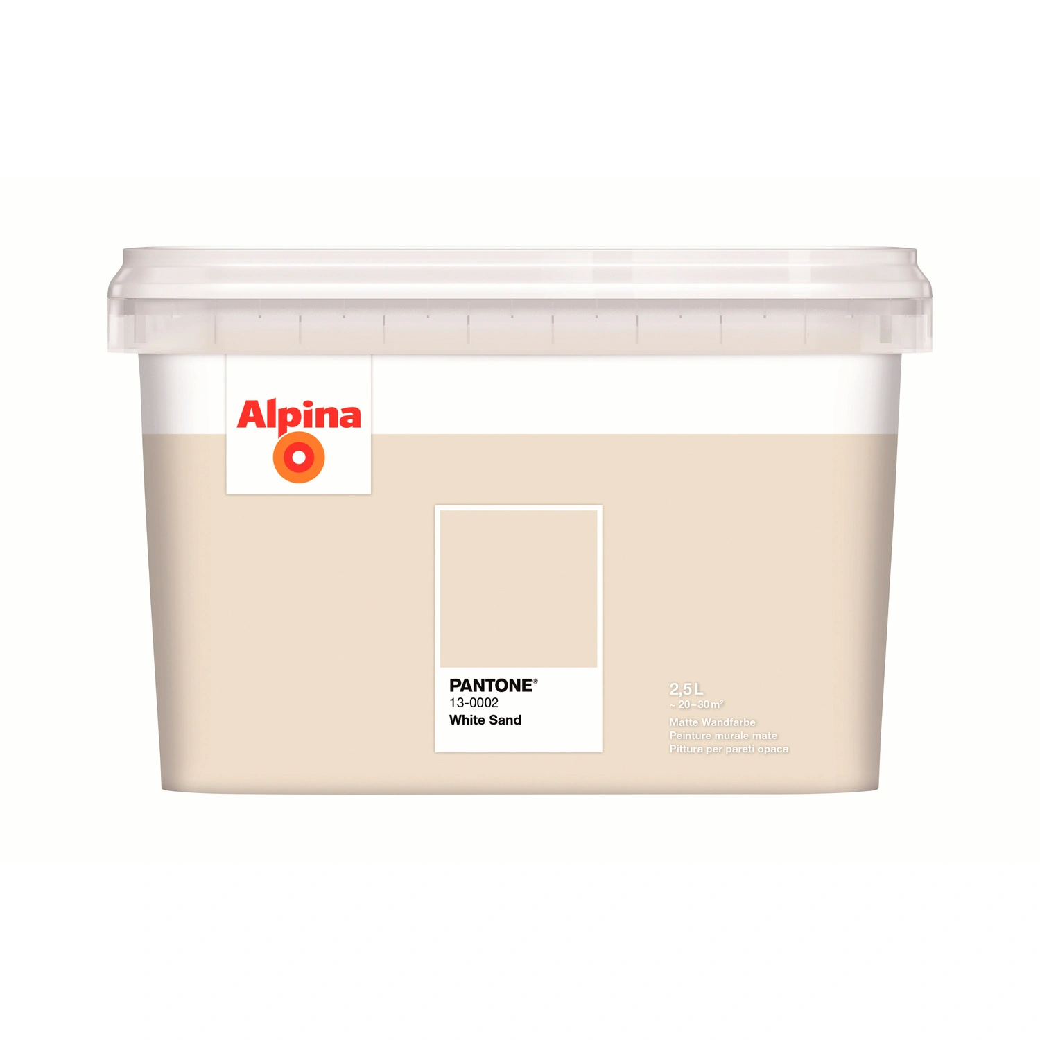 Wandfarbe »PANTONE«, White Sand, matt, 2,5 l