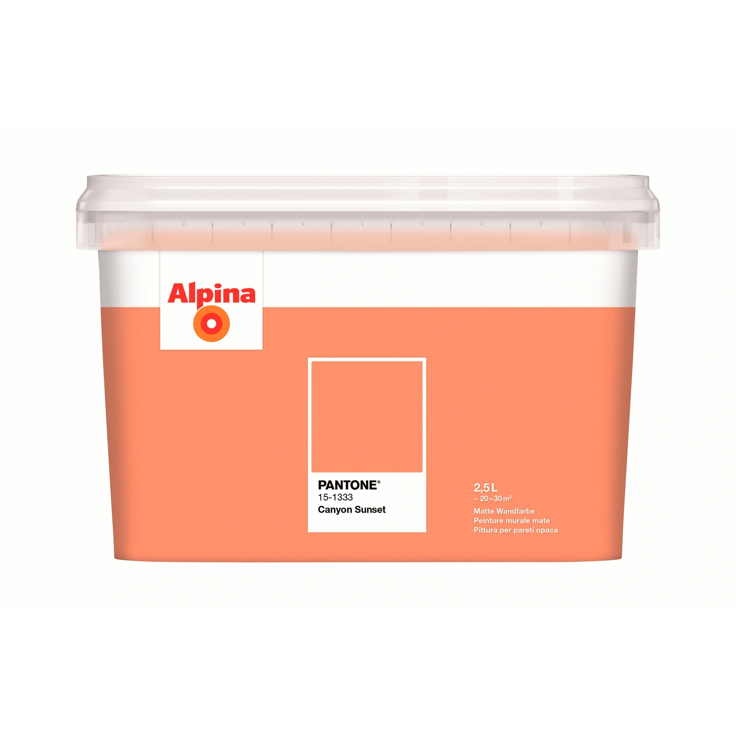 Wandfarbe »PANTONE«, Canyon Sunset, matt, 2,5 l