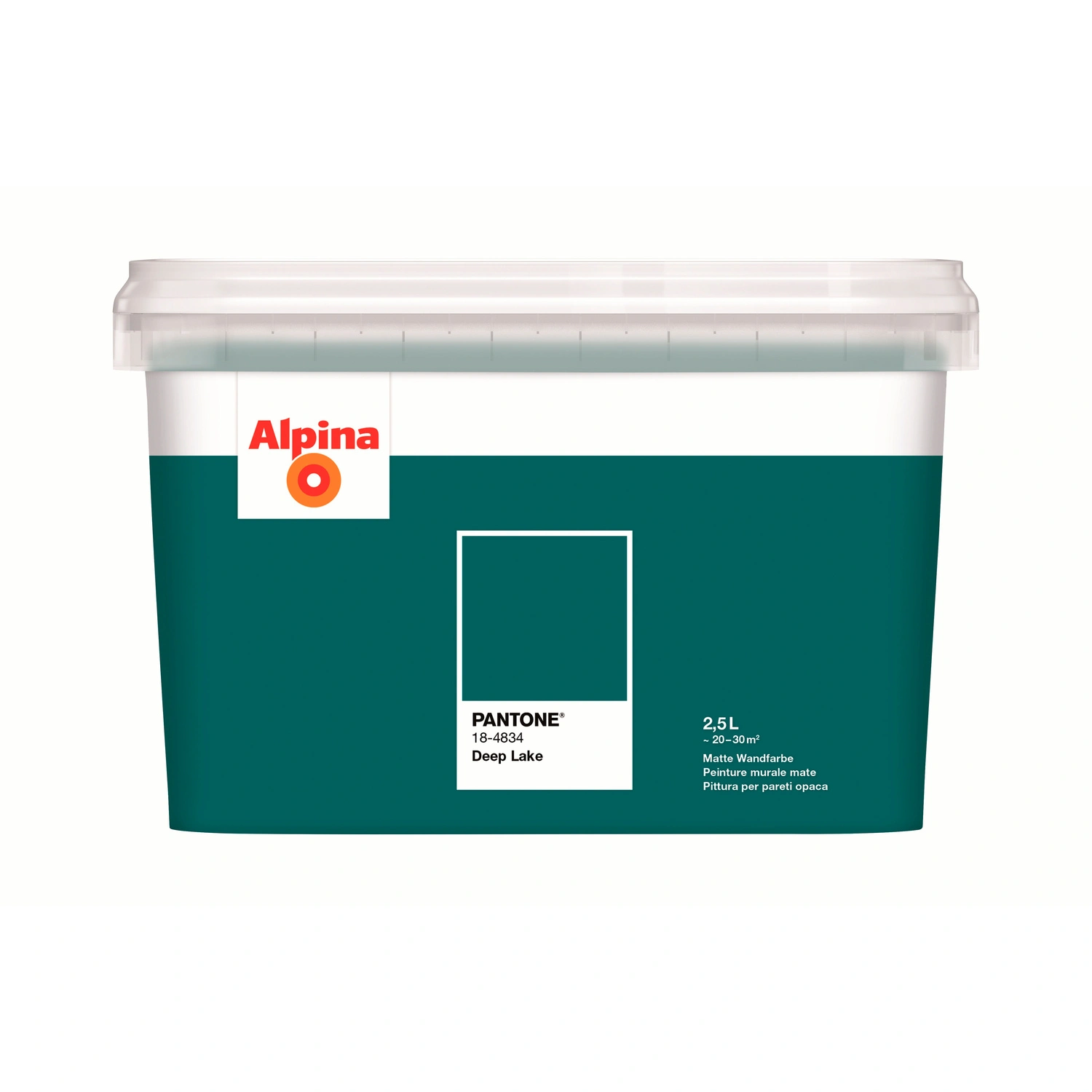 Wandfarbe »PANTONE«, Deep Lake, matt, 2,5 l