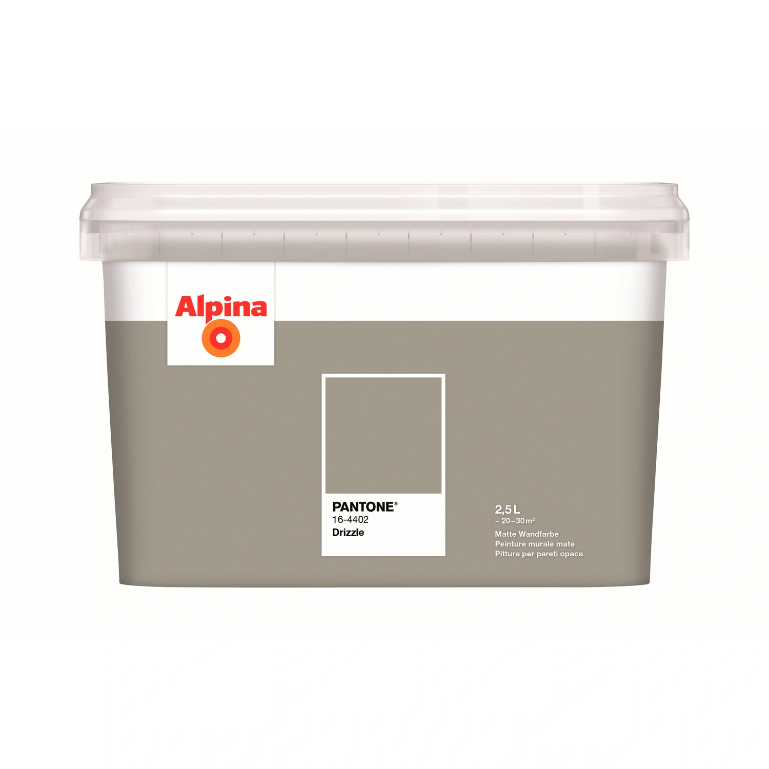Wandfarbe »PANTONE«, Drizzle, matt, 2,5 l