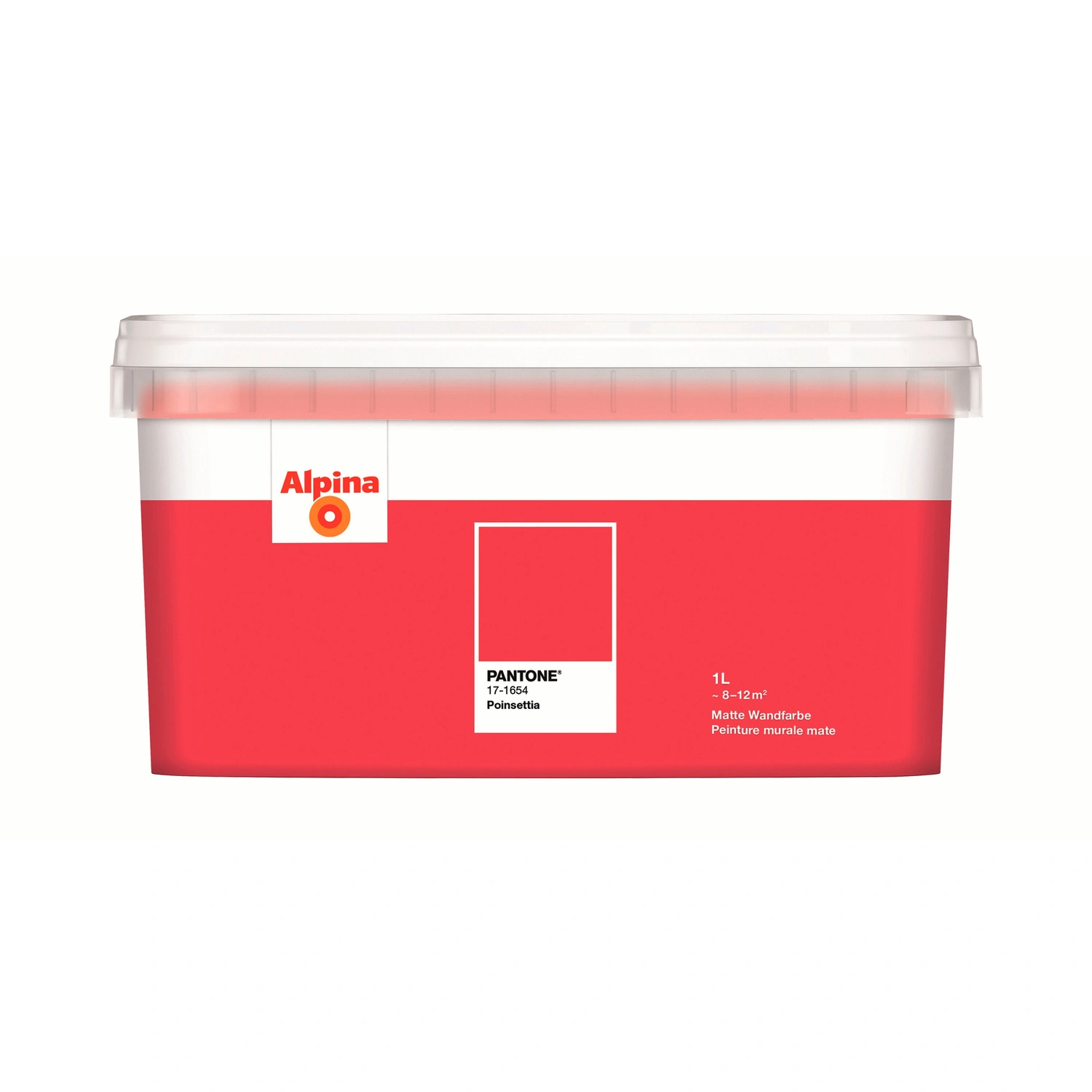 Wandfarbe »PANTONE«, Poinsettia, matt, 1 l