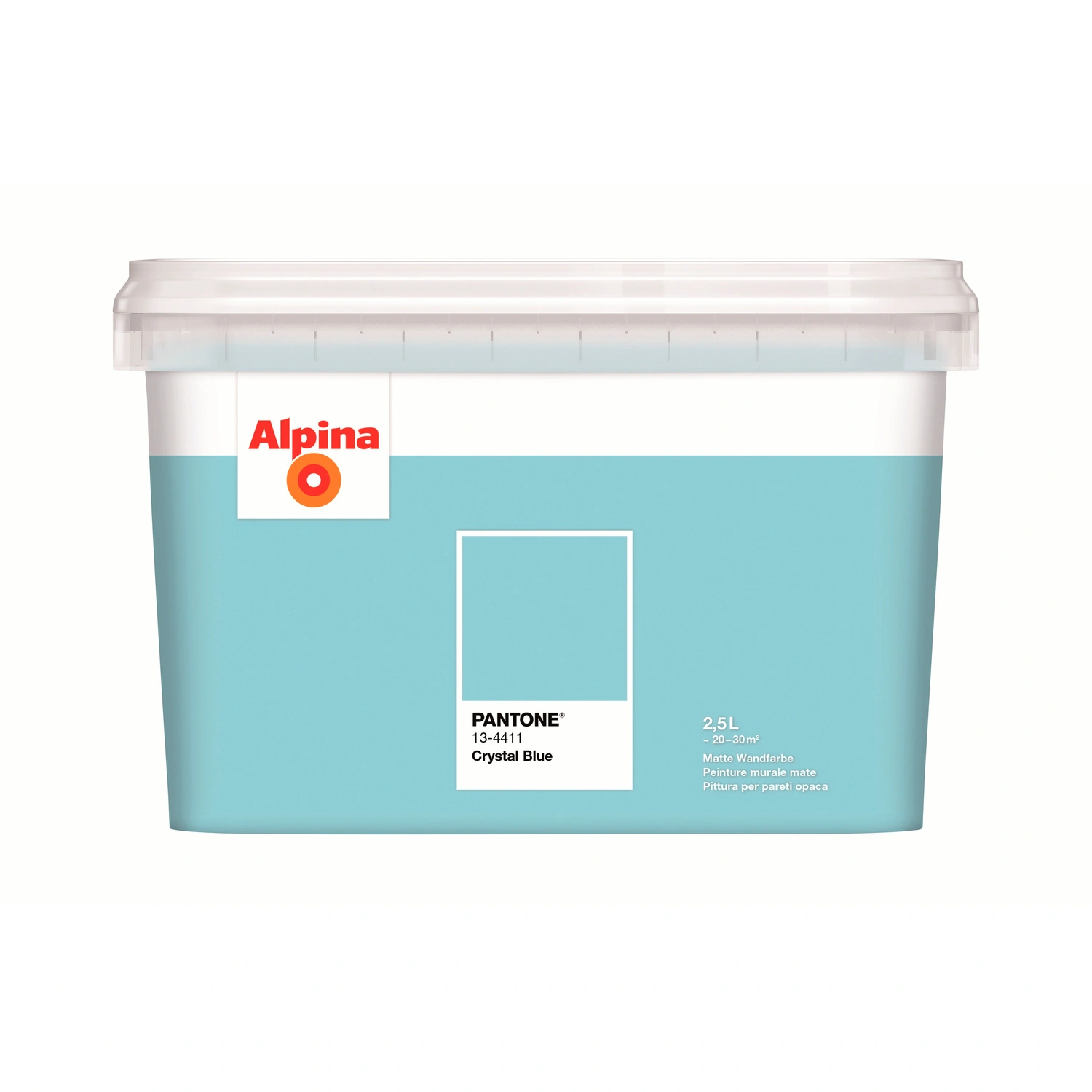 Wandfarbe »PANTONE«, Crystal Blue, matt, 2,5 l