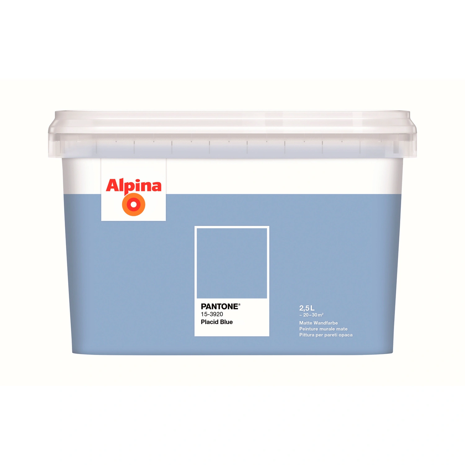 Wandfarbe »PANTONE«, Placid Blue, matt, 2,5 l