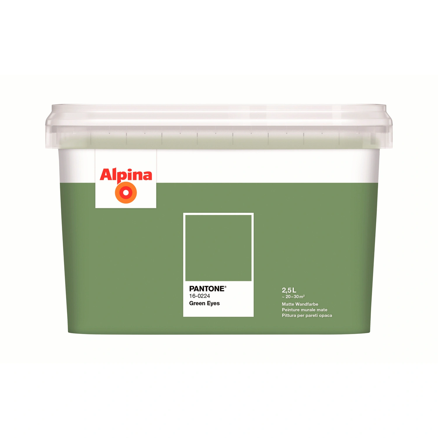 Wandfarbe »PANTONE«, Green Eyes, matt, 2,5 l