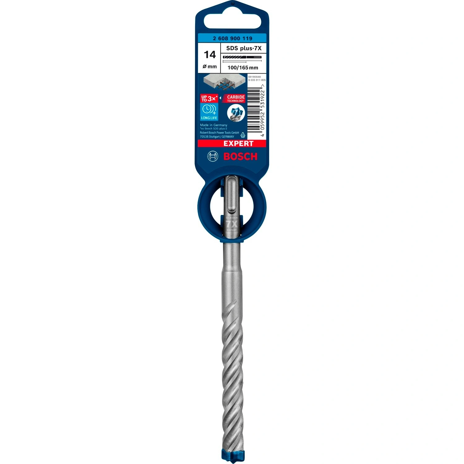 Hammerbohrer »Expert SDS plus-7X«, 14x100x165 mm