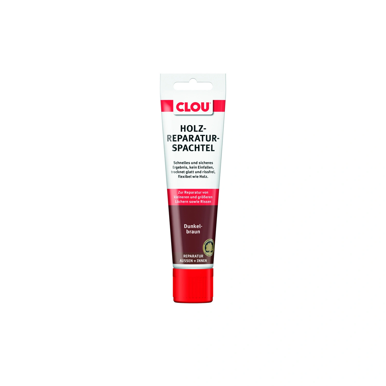 Reparatur-Spachtel, 55 g, für Außen + Innen, dunkelbraun