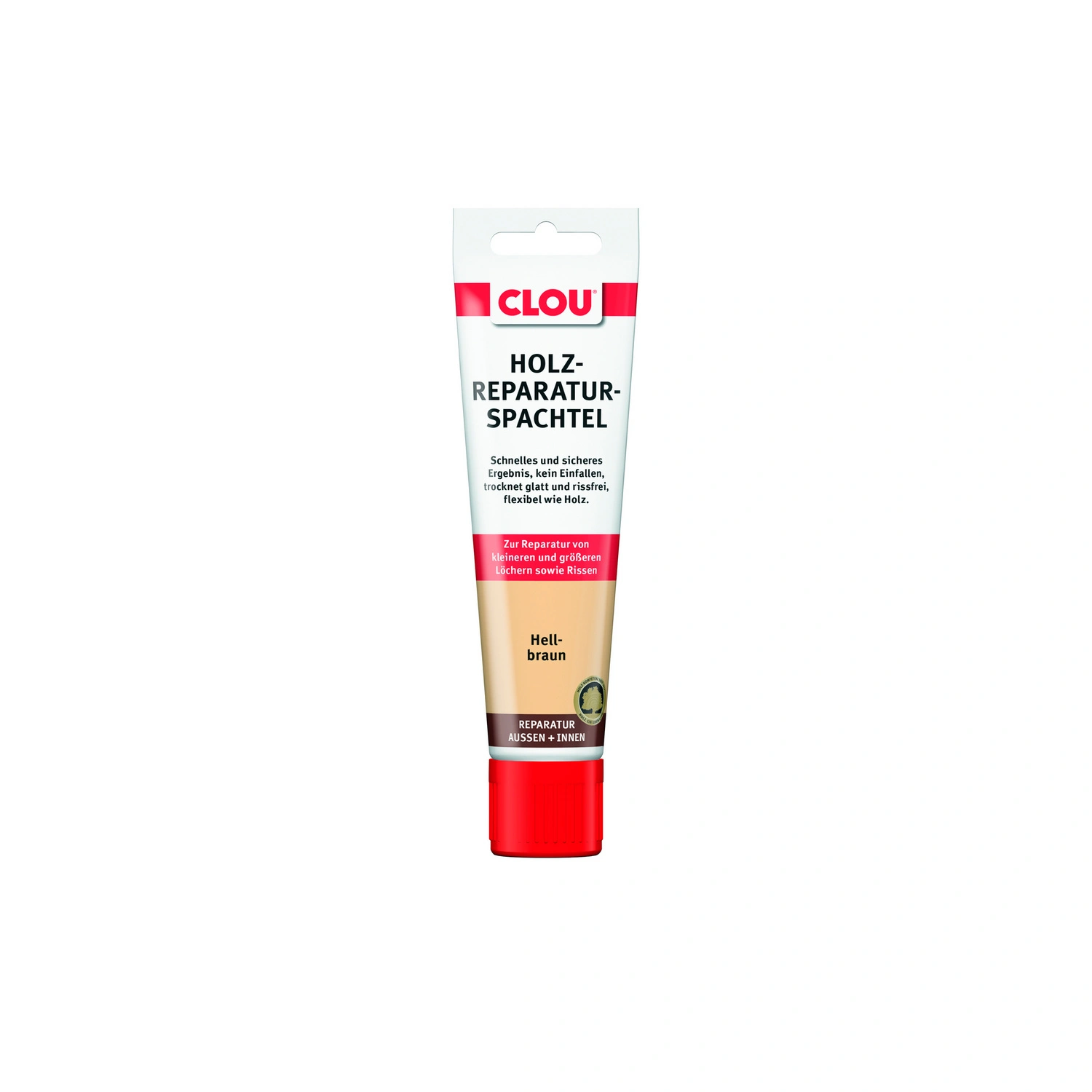 Reparatur-Spachtel, 55 g, für Außen + Innen, hellbraun