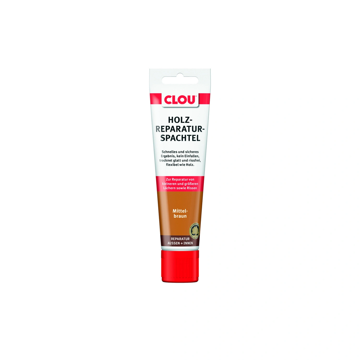Reparatur-Spachtel, 55 g, für Außen + Innen, mittelbraun