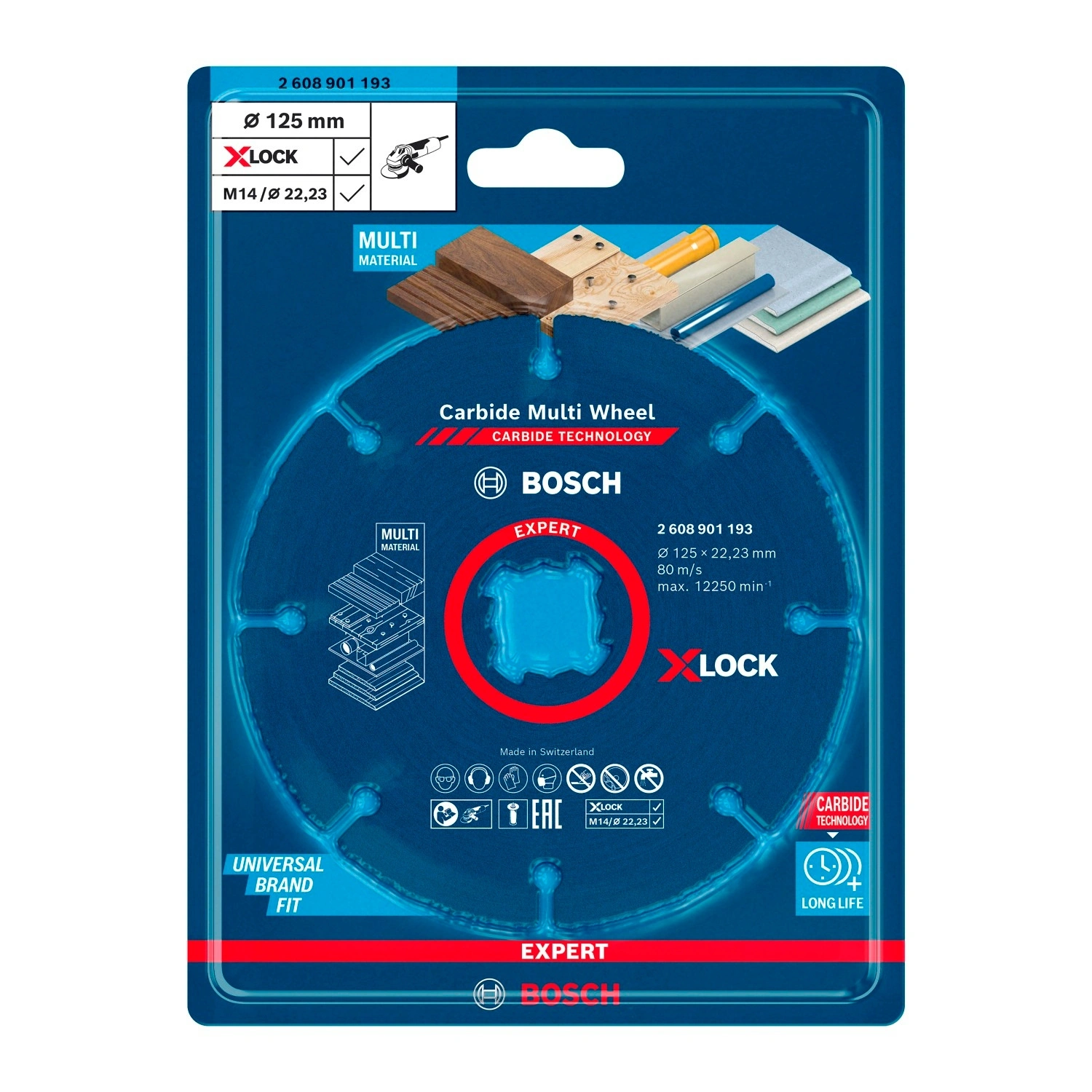 Trennscheibe »EXPERT Multi «, 125 x 22,23 mm, X-Lock