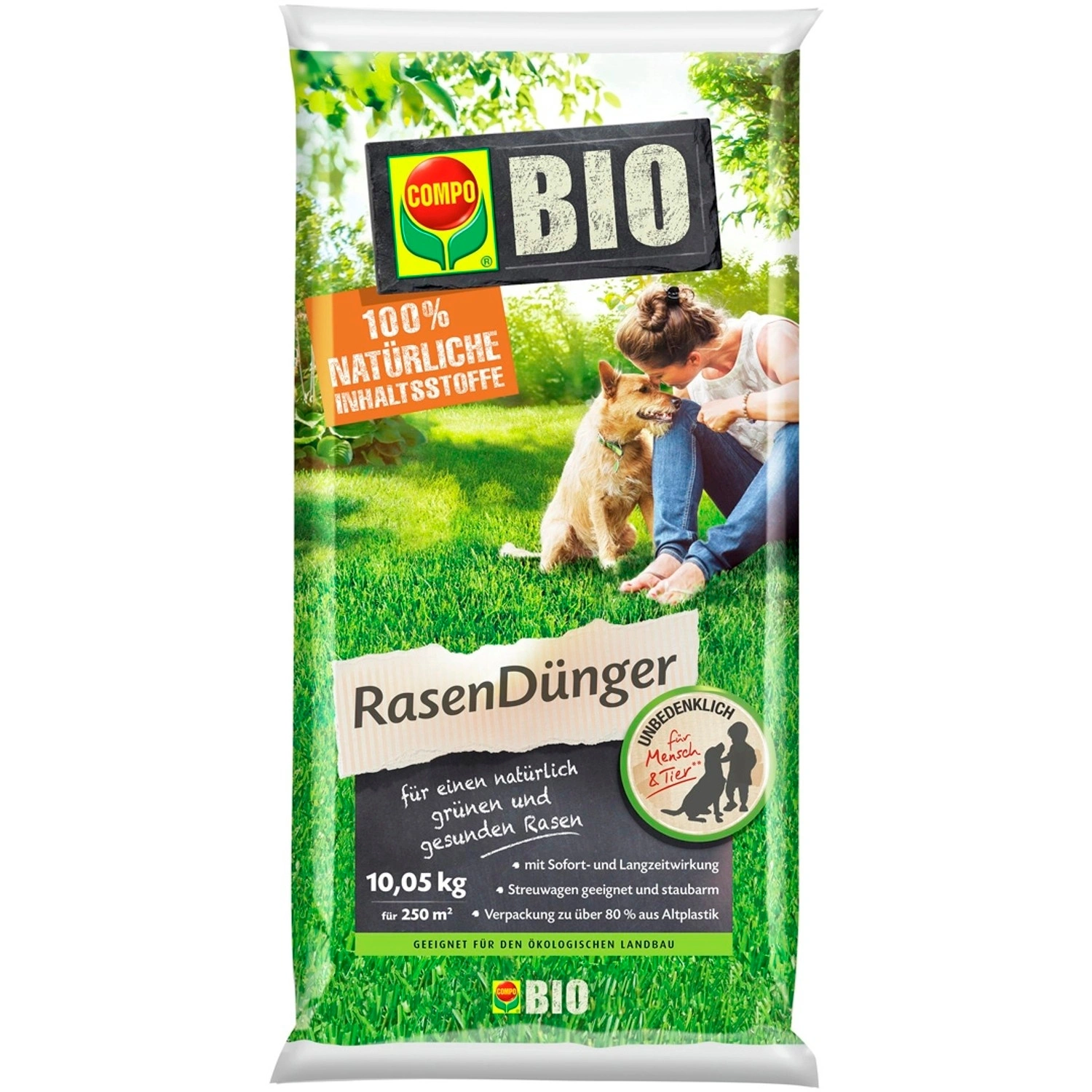 Dünger, 10,05 kg, Bio-Qualität, ideal für Rasen