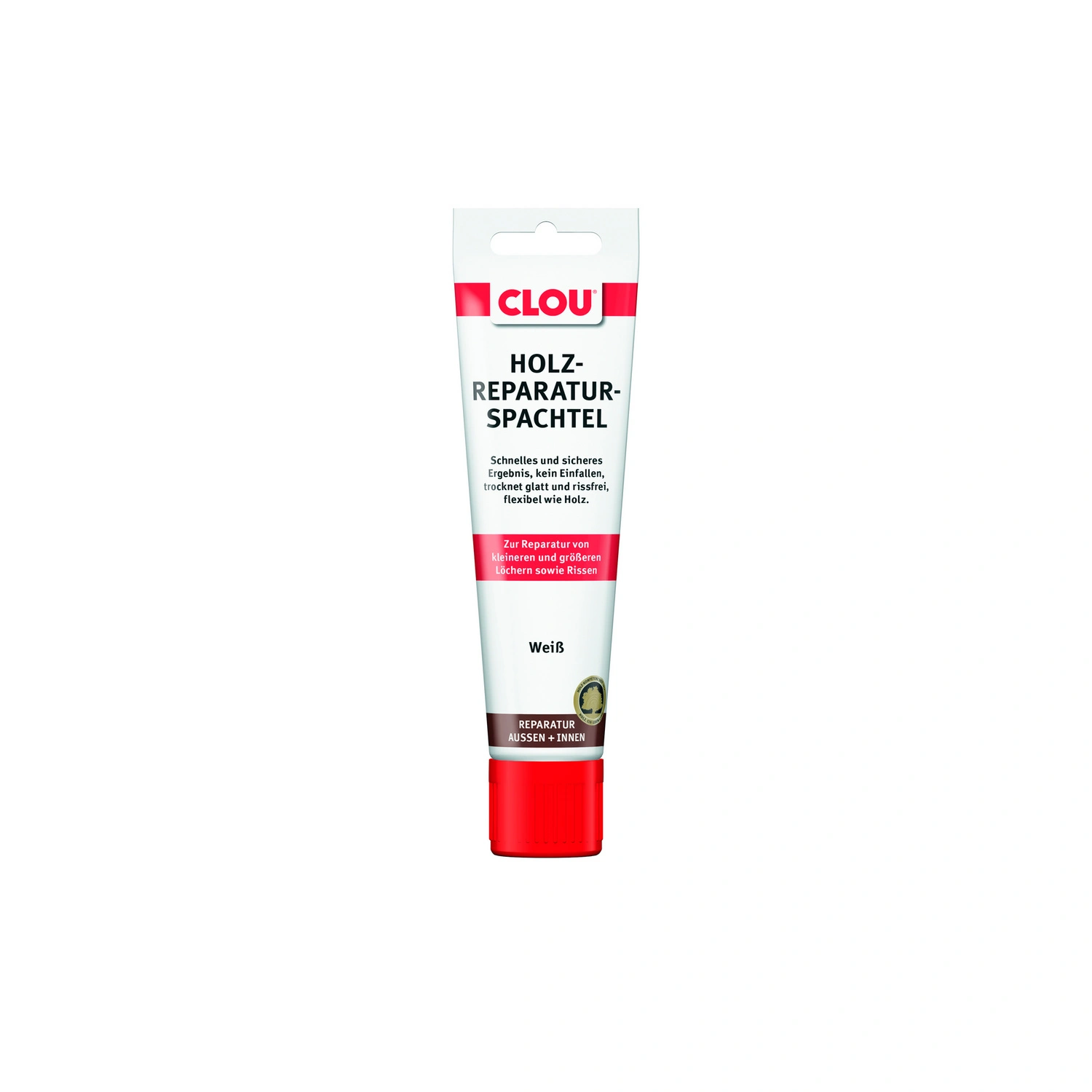 Reparatur-Spachtel, 55 g, für Außen + Innen, weiß