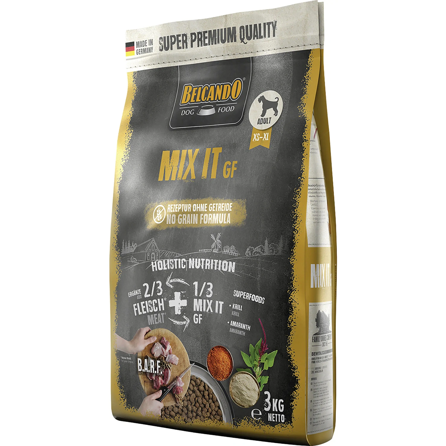 Hundesnack, Ergänzungsfuttermittel, 3 Stück