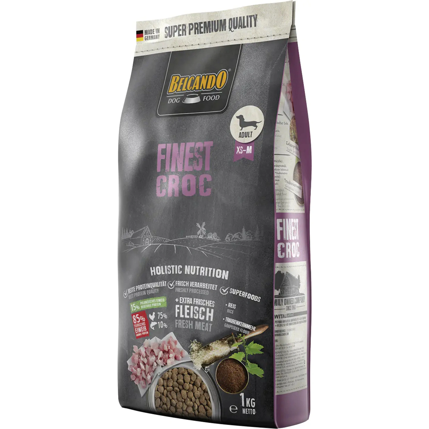 Trockenfutter, »Finest Croc«, 1 kg, für Hunde