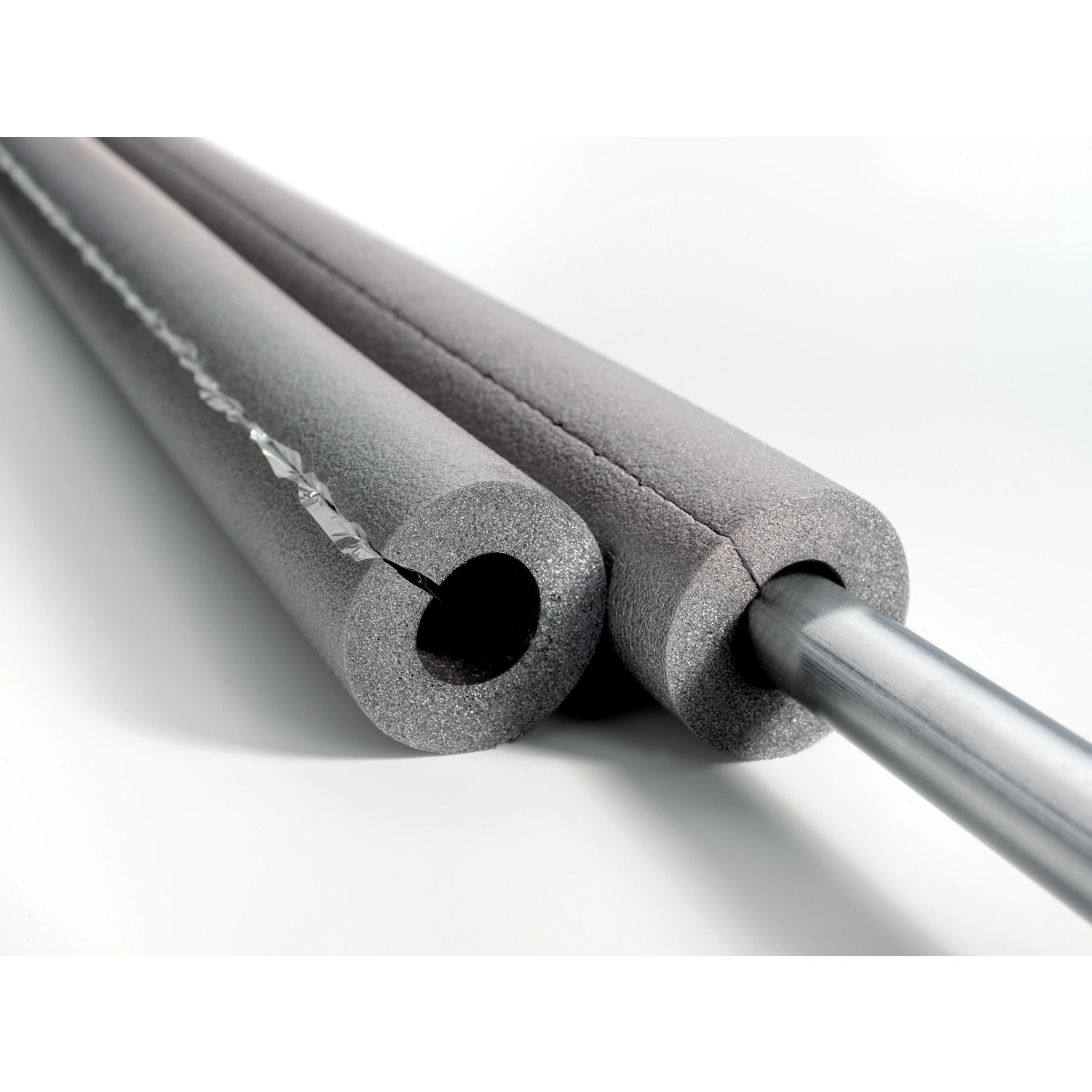 Rohrisolierung, »CLIMAFLEX® naturefoam easy«, selbstklebend, Ø 15 mm, grau