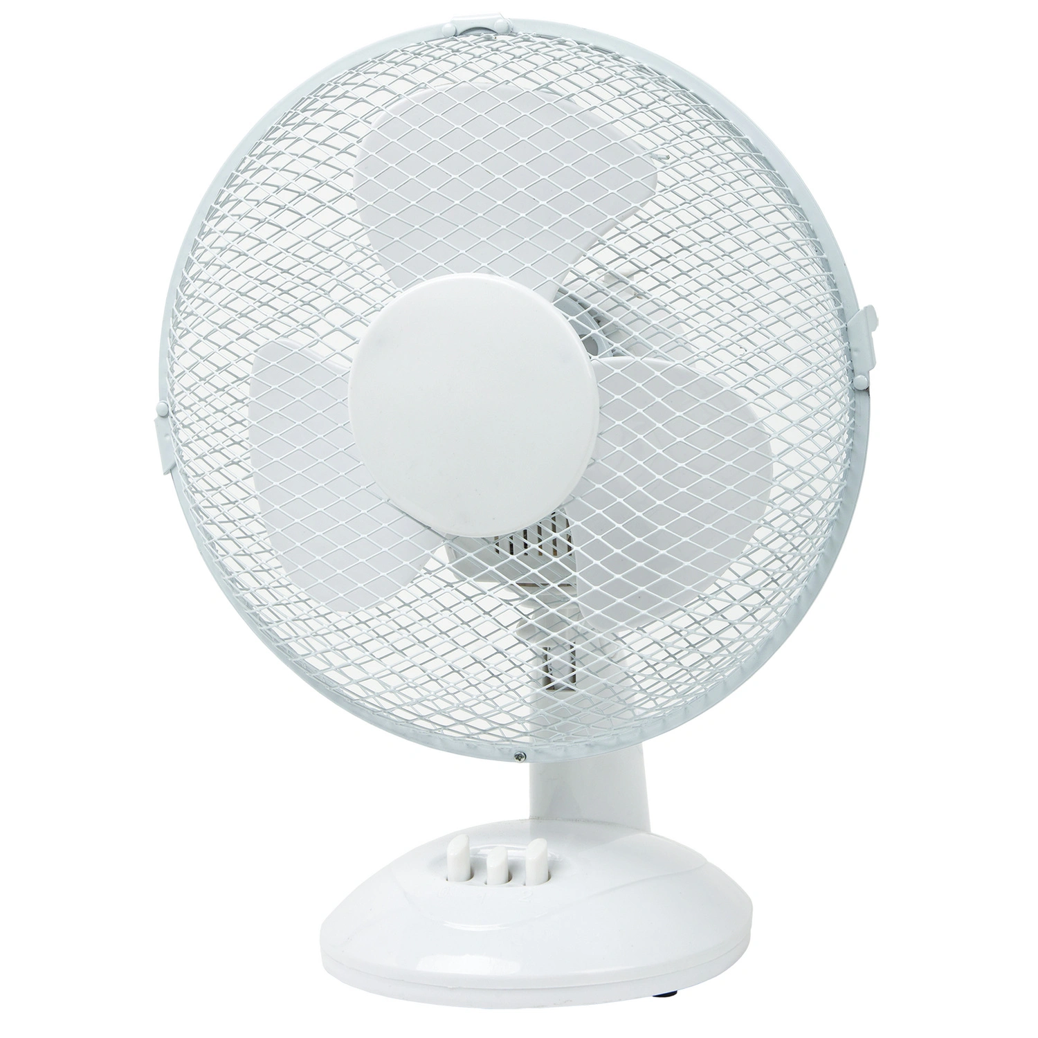 Tischventilator, 25 W, Ø: 23 cm, 2 Stufen, oszillierend
