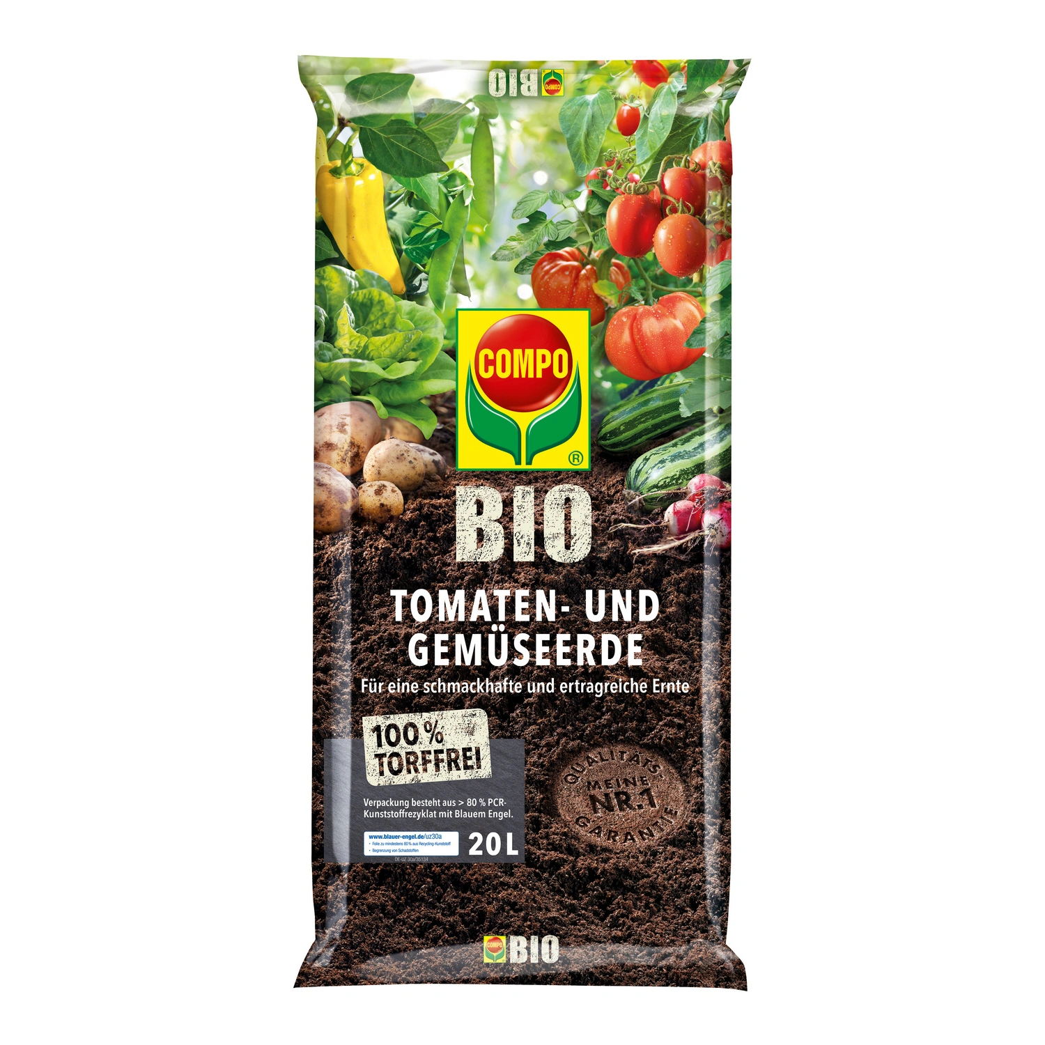 Erde, Tomaten- und Gemüseerde 20,0L torffrei