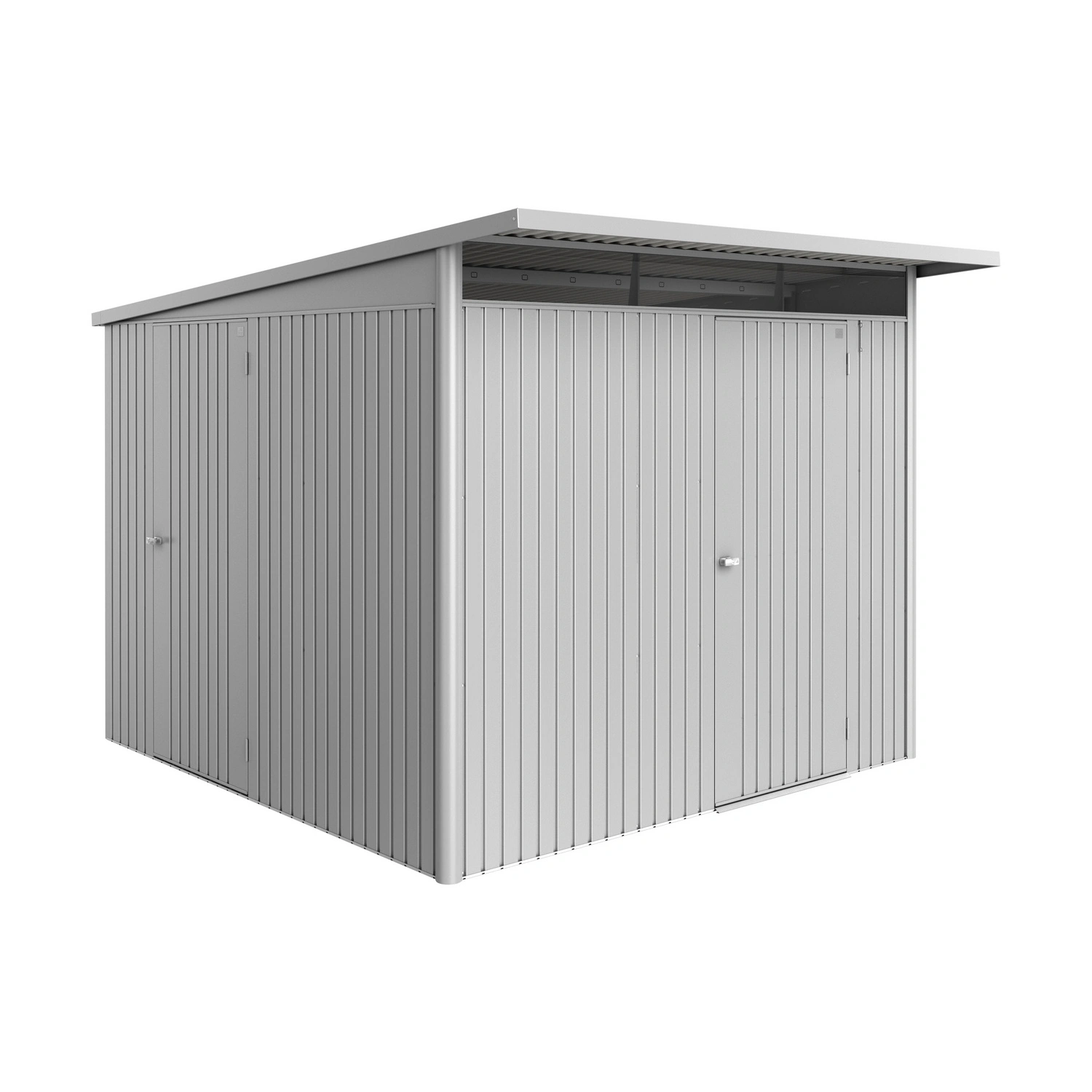 Zusatztür für Gerätehäuser »AvantGarde ECO«, BxTxH: 79,2 x 3 x 185 cm, silber-metallic