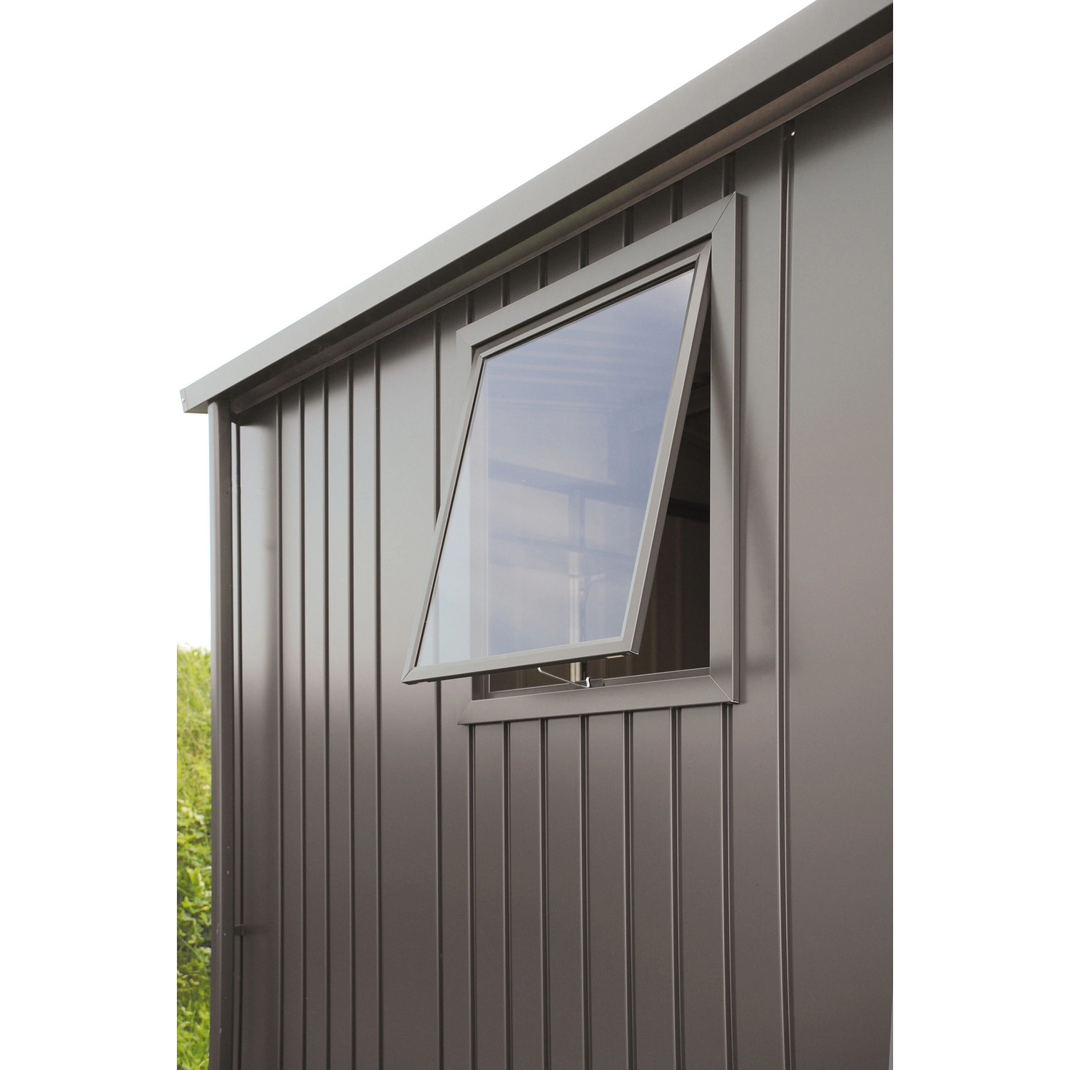 Fenster, BxHxT: 188 x 2,5 x 81,4 cm, quarzgrau-metallic