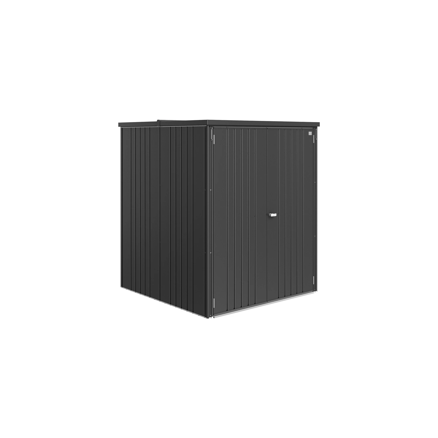 Gerätehaus »Geräteschrank«, BxHxT: 156 x 184 x 155 cm (Außenmaß), Gr. 150 large, dunkelgrau-metallic
