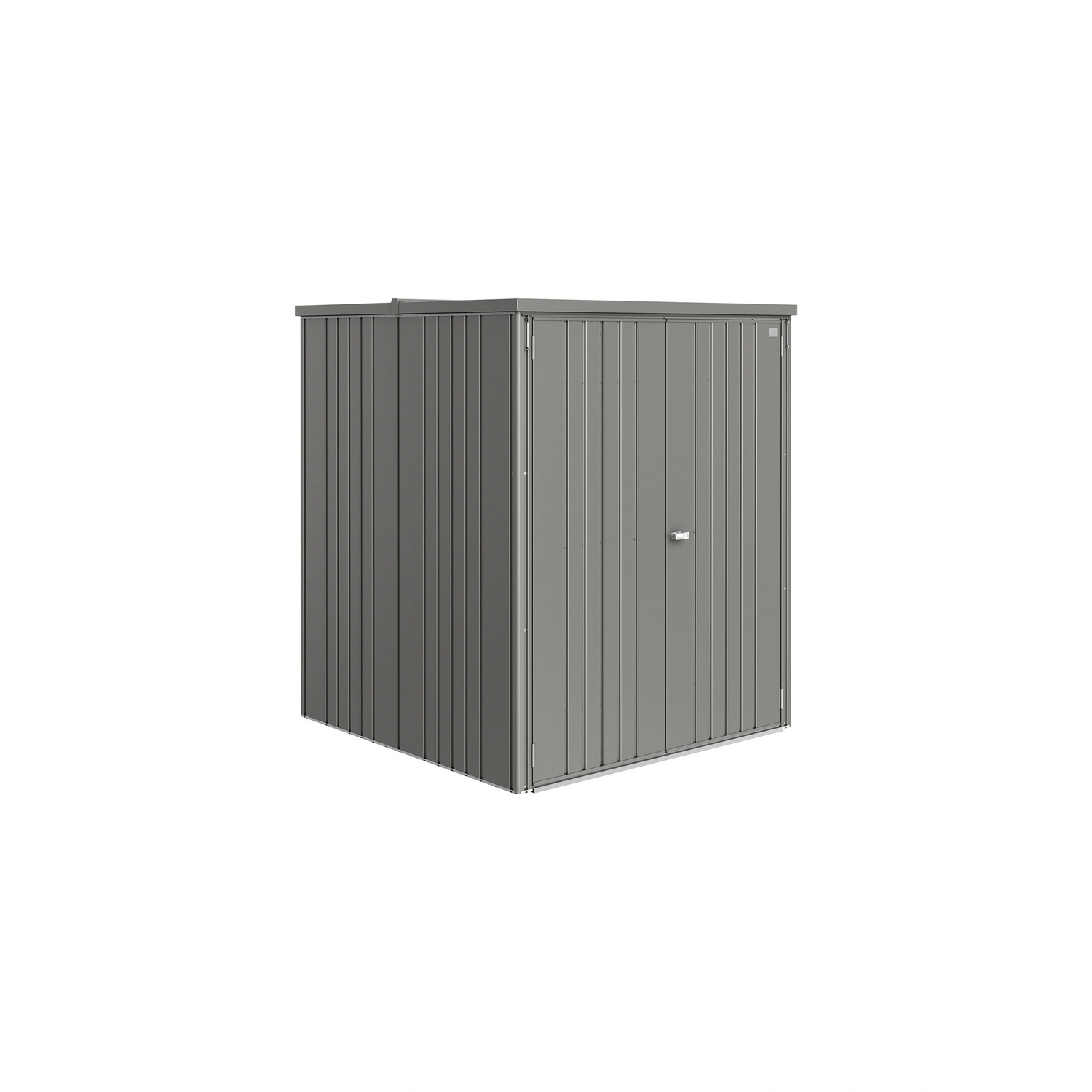 Gerätehaus »Geräteschrank«, BxHxT: 156 x 184 x 155 cm (Außenmaß), Gr. 150 large, quarzgrau-metallic