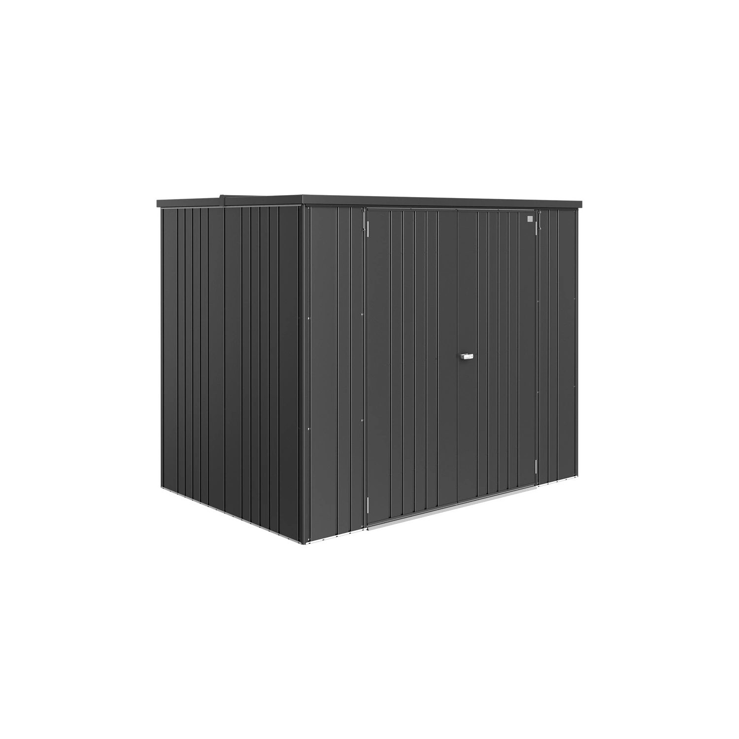 Gerätehaus »Geräteschrank«, BxHxT: 228 x 184 x 155 cm (Außenmaß), Gr. 230 large, dunkelgrau-metallic