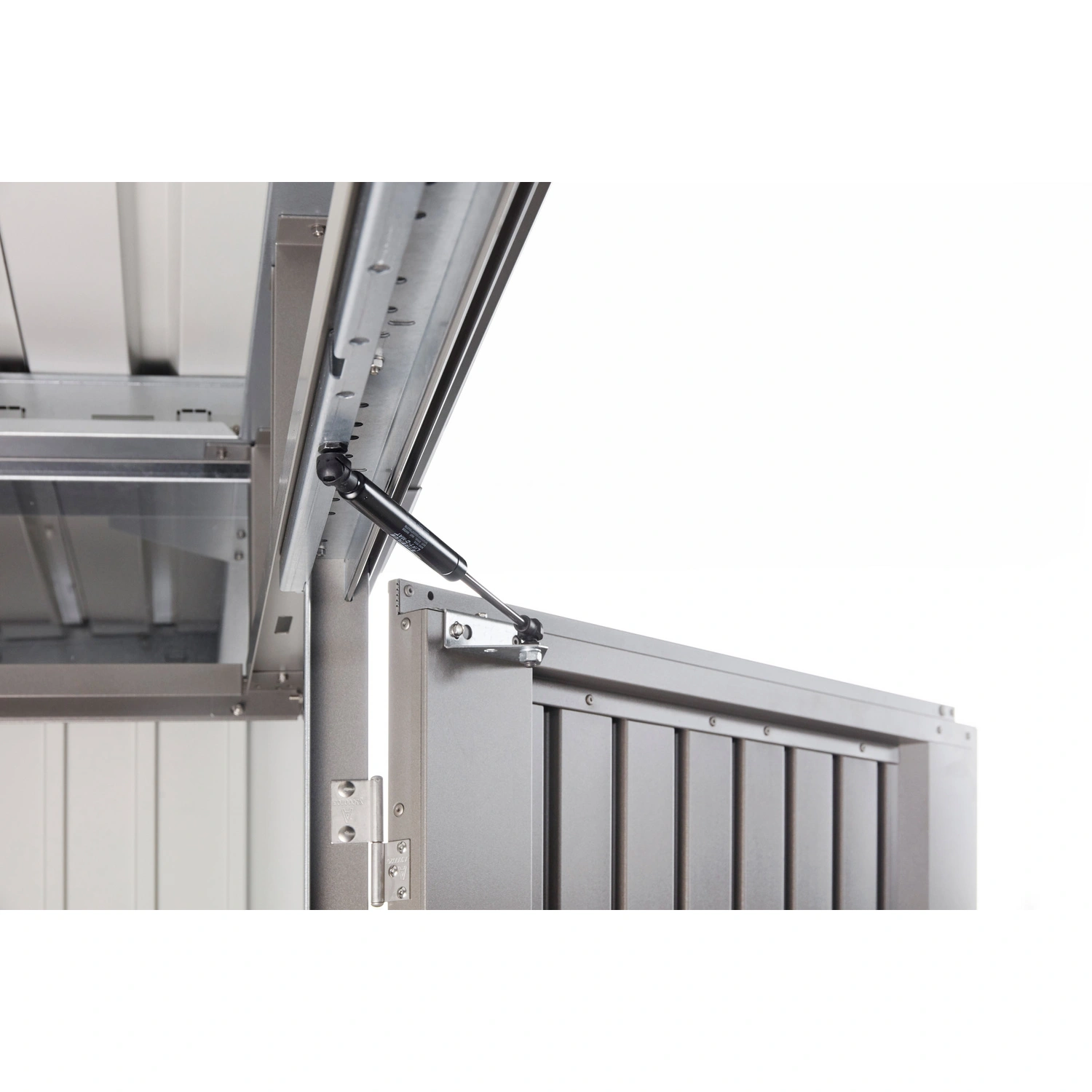 Druckfeder, 75N, für Gerätehaus AvantGarde ECO, 2 Stück, grau