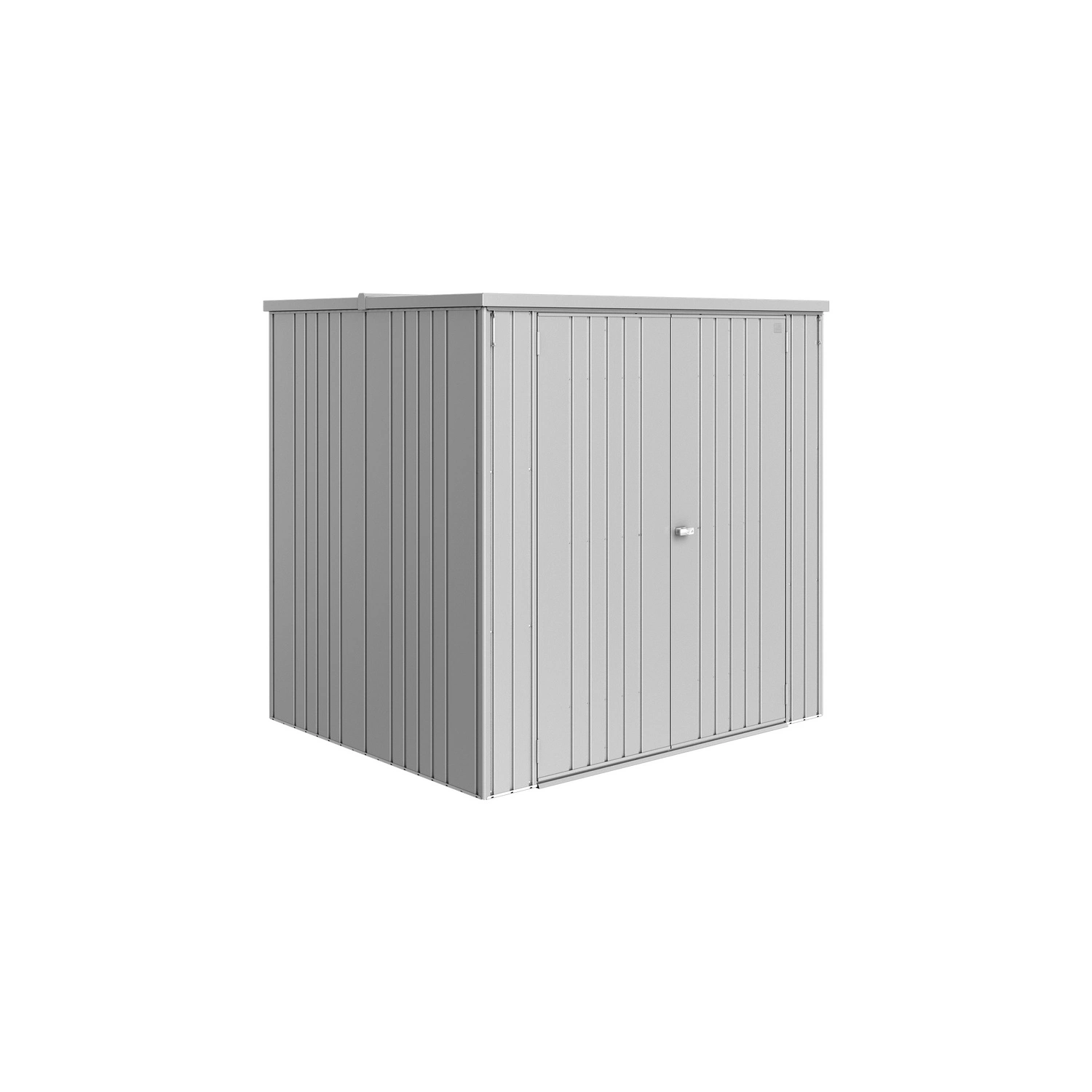 Gerätehaus »Geräteschrank«, BxHxT: 192 x 184 x 155 cm (Außenmaß), Gr. 190 large, silber-metallic