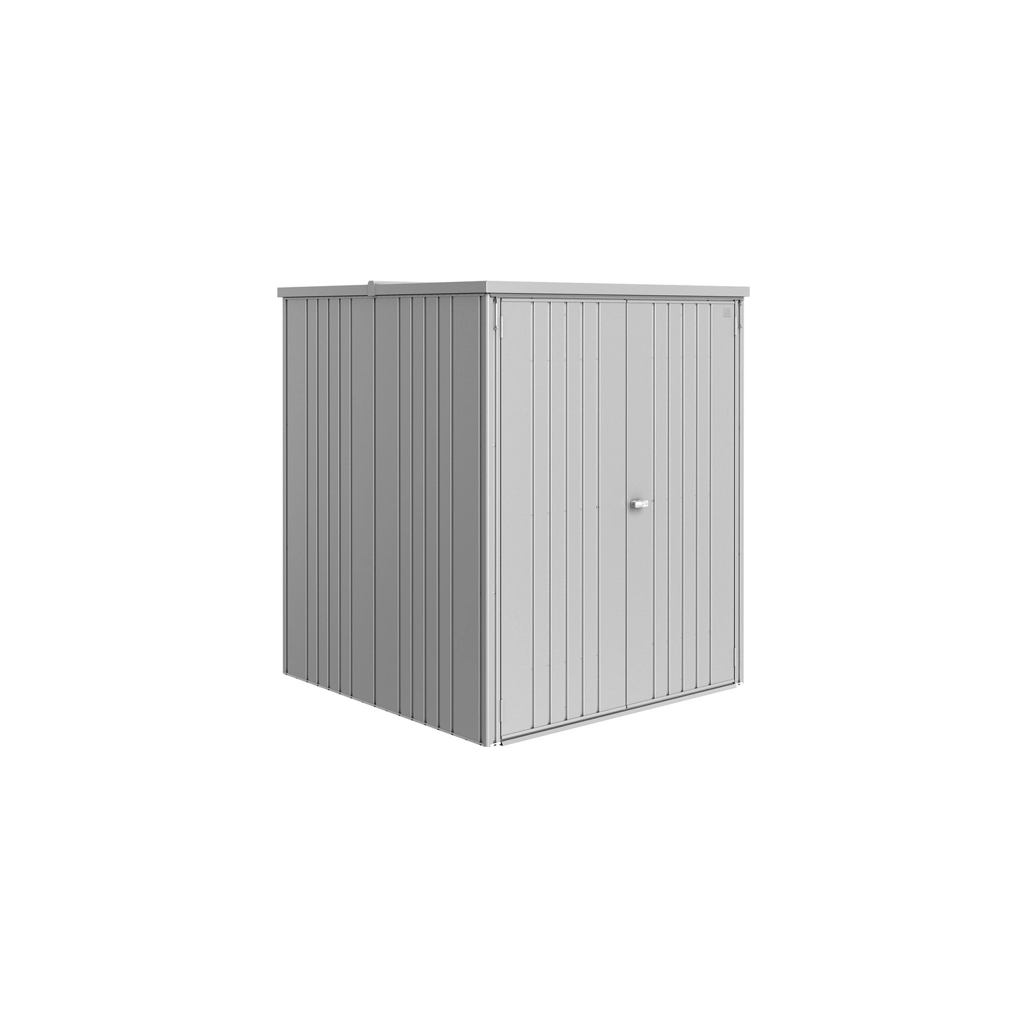 Gerätehaus »Geräteschrank«, BxHxT: 156 x 184 x 155 cm (Außenmaß), Gr. 150 large, silber-metallic