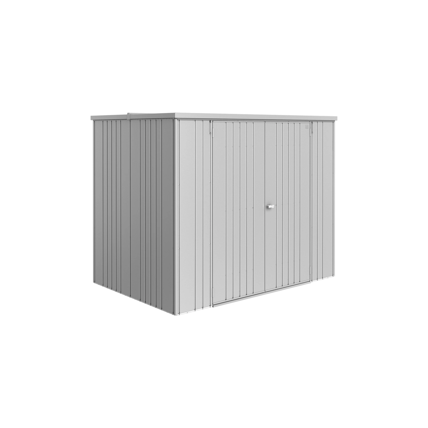 Gerätehaus »Geräteschrank«, BxHxT: 228 x 184 x 155 cm (Außenmaß), Gr. 230 large, silber-metallic