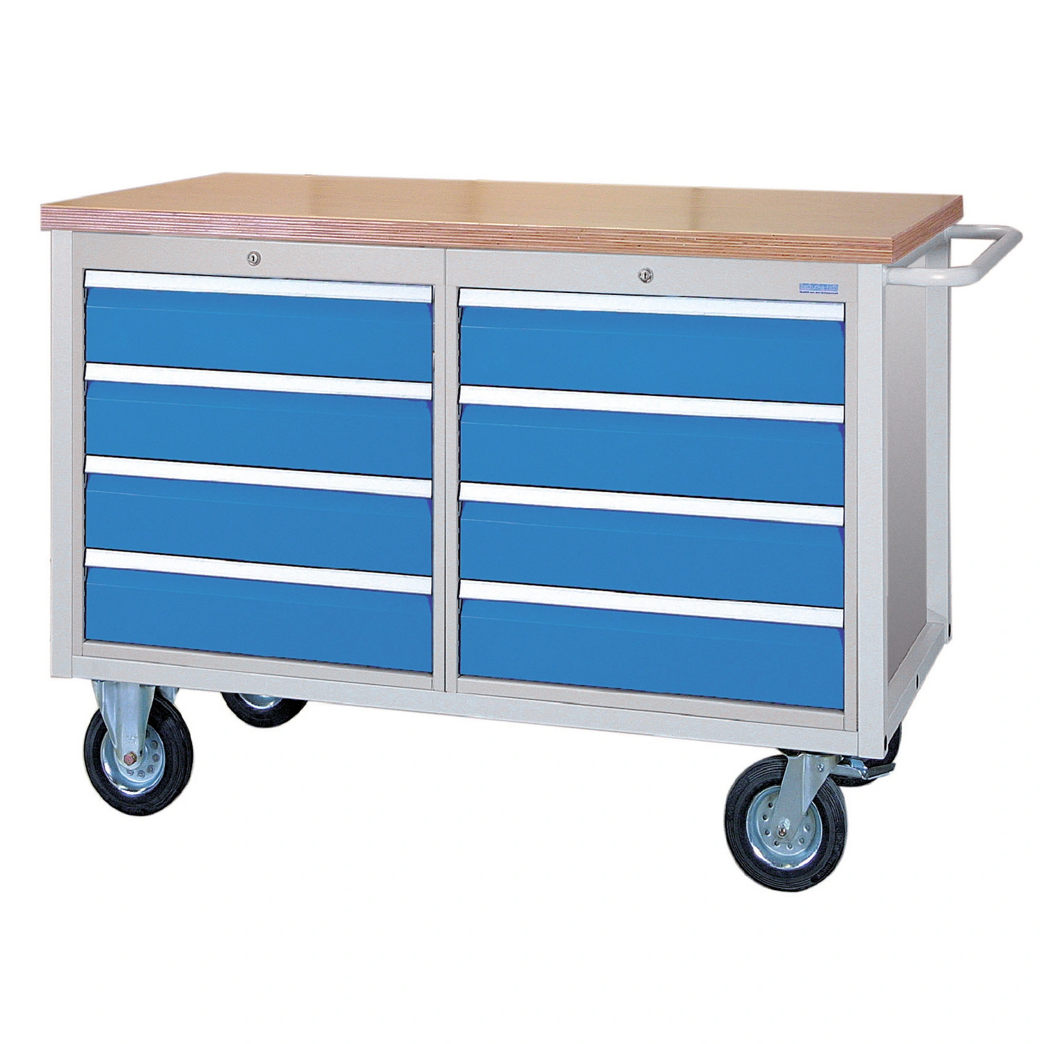 Werkbank, BxHxT: 125 x 99,5 x 75 cm, Gestell: Stahlblech