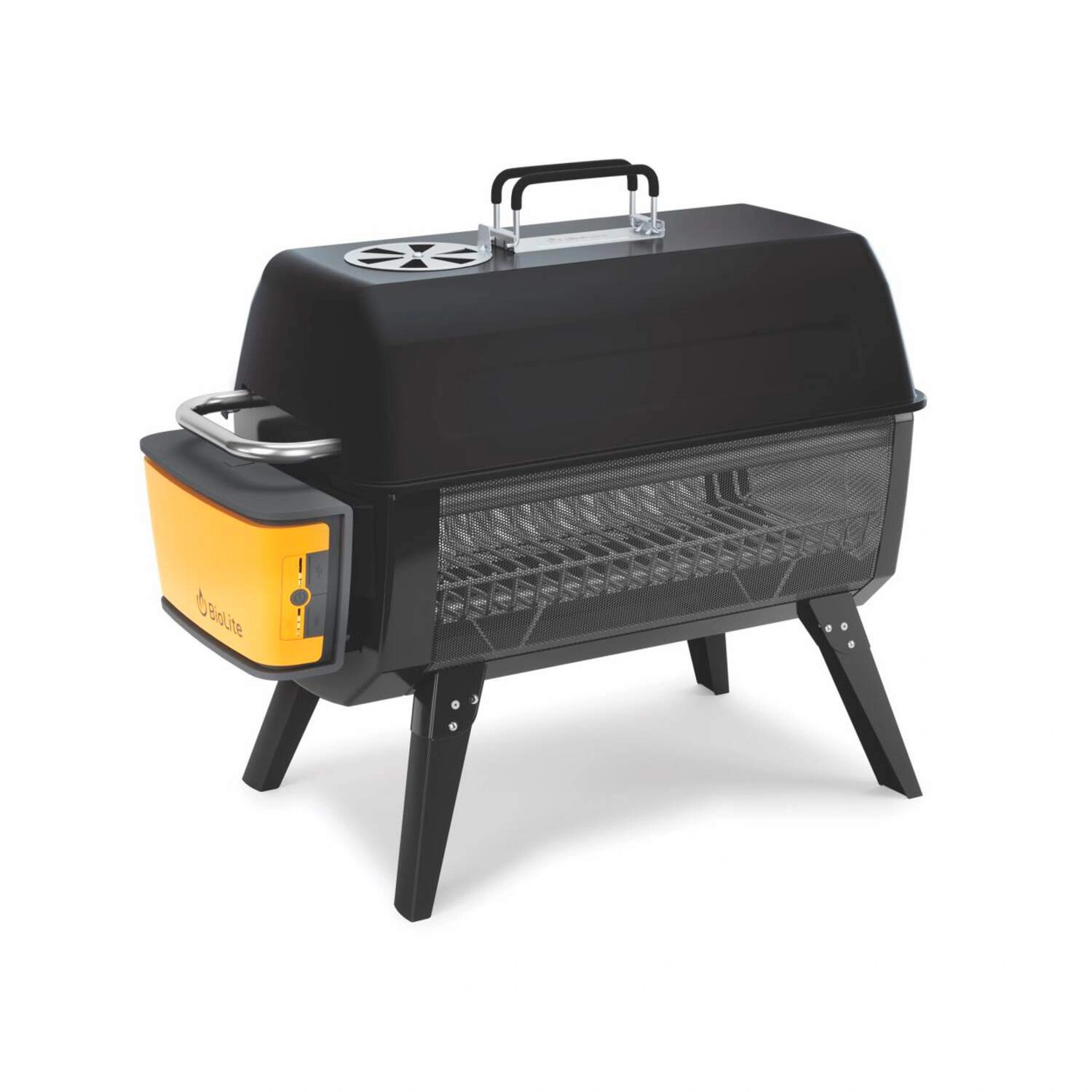 Grilldeckel, Stahl-Email, für unterwegs