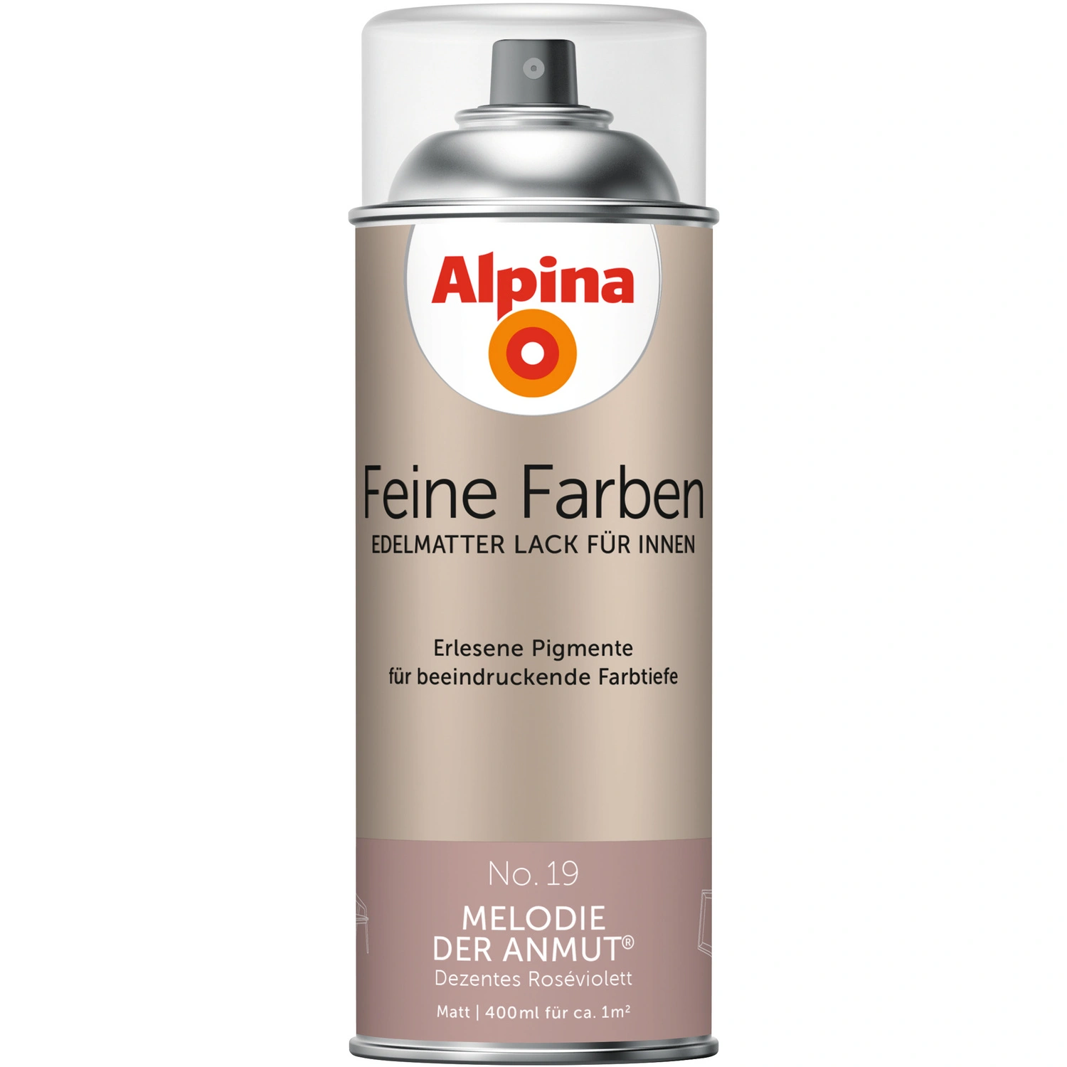 Sprühlack »Feine Farben«, 400 ml, für ca. 1 m², violett, edelmatt