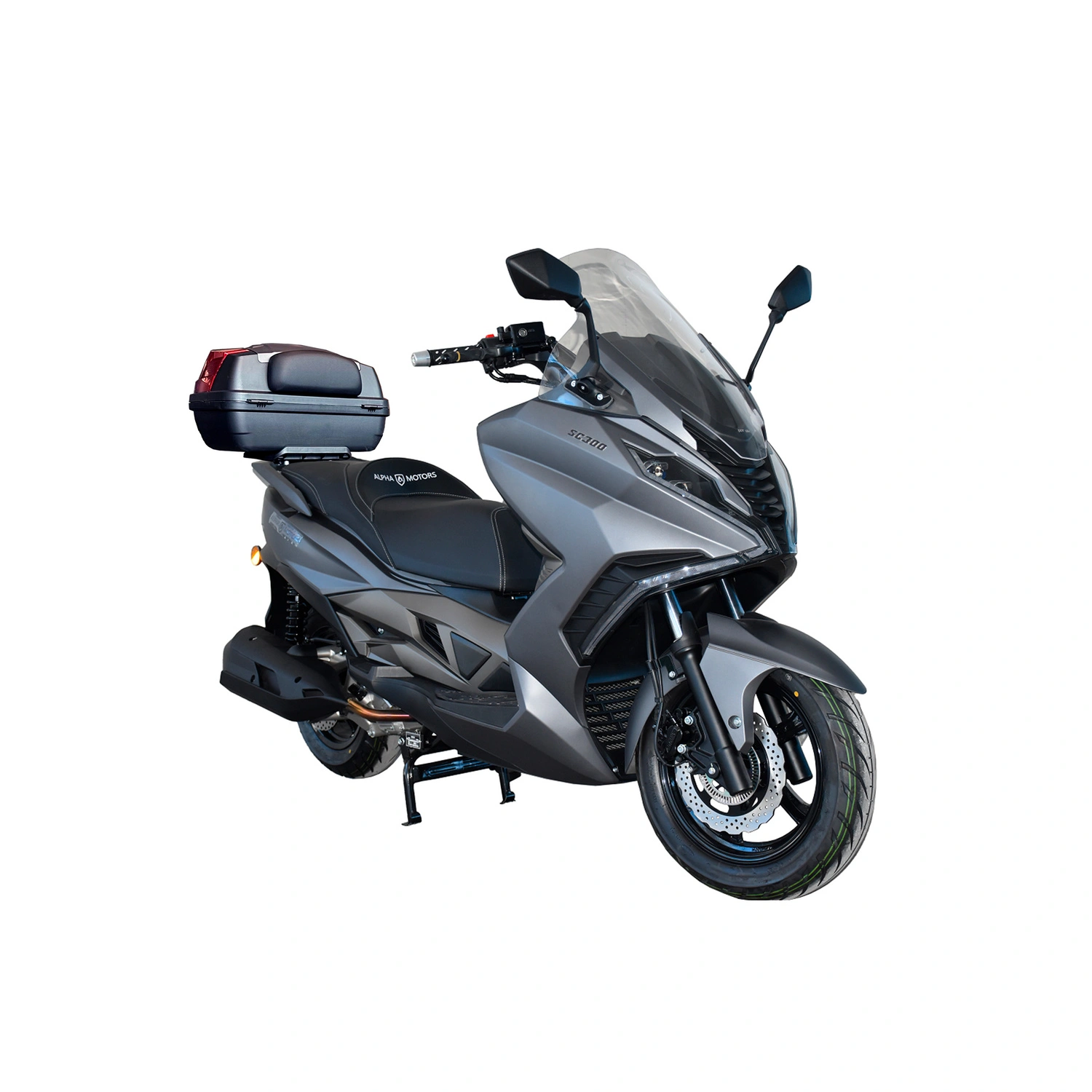Motorroller »SC300«, Sport Cruiser 300, 276 ccm, 125 km/h, EURO 5+, grau, inkl. Topcase