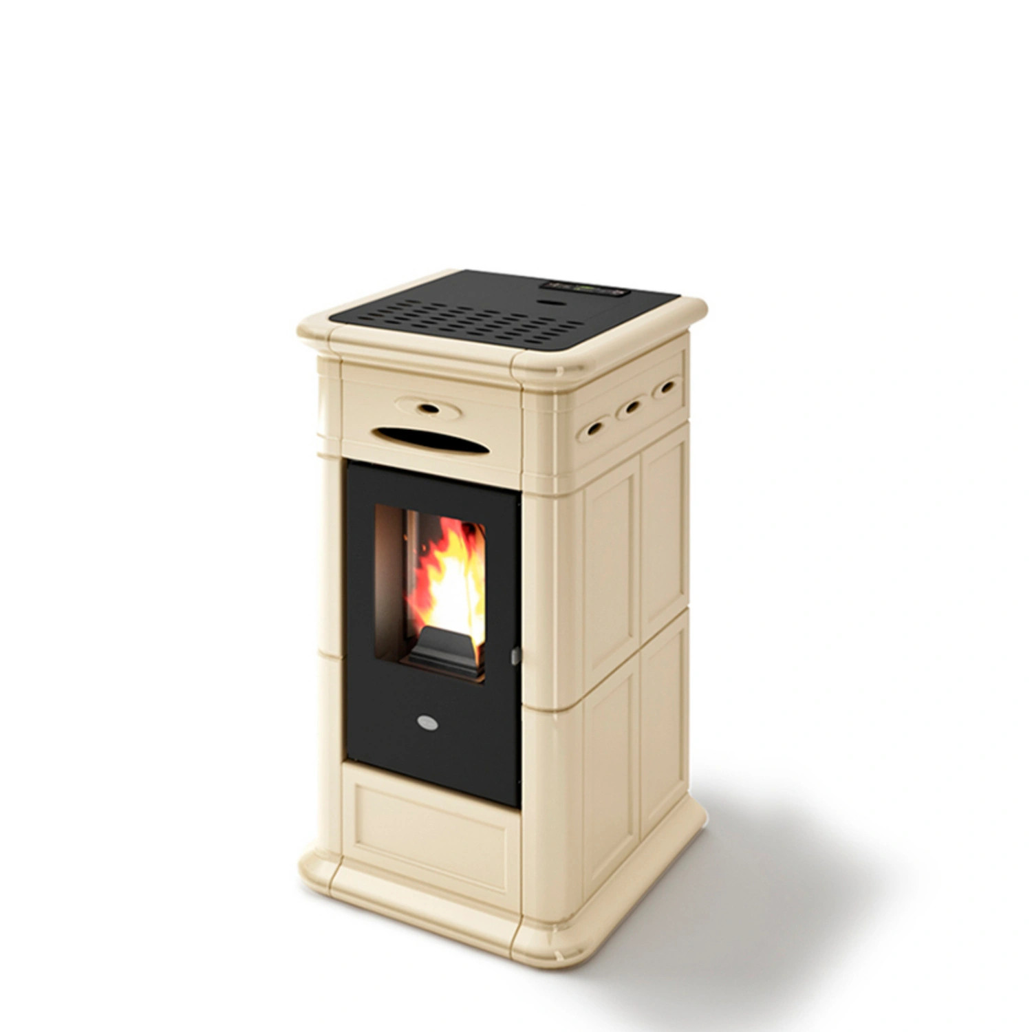 Pelletofen »Alina«, 2,8 – 9,5 kW, BxHxT: 52,2 x 93,2 x 54,7 cm, weiß, WiFi-fähig