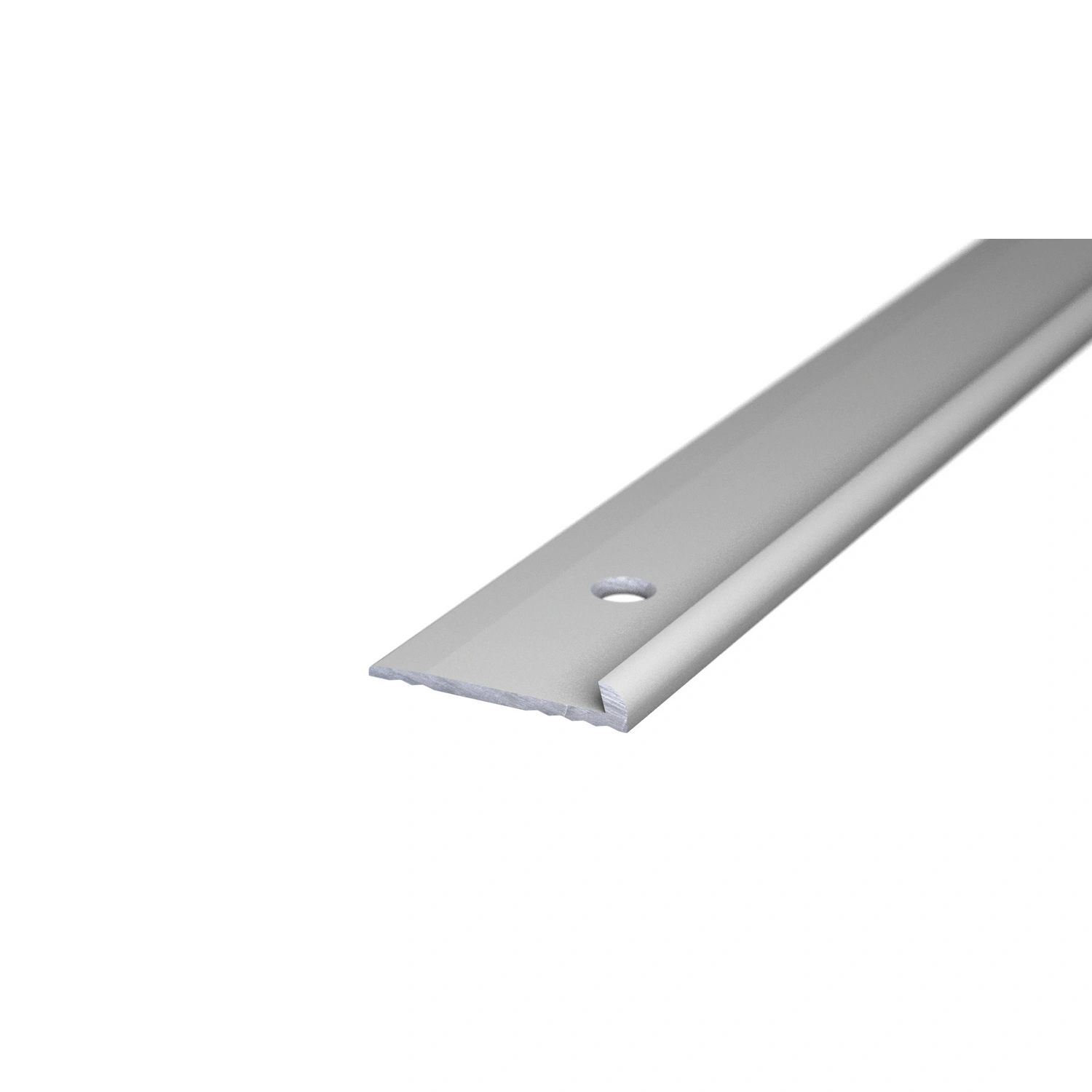 Abschlussprofil, BxH: 18 x 3 mm, versenkt gelocht