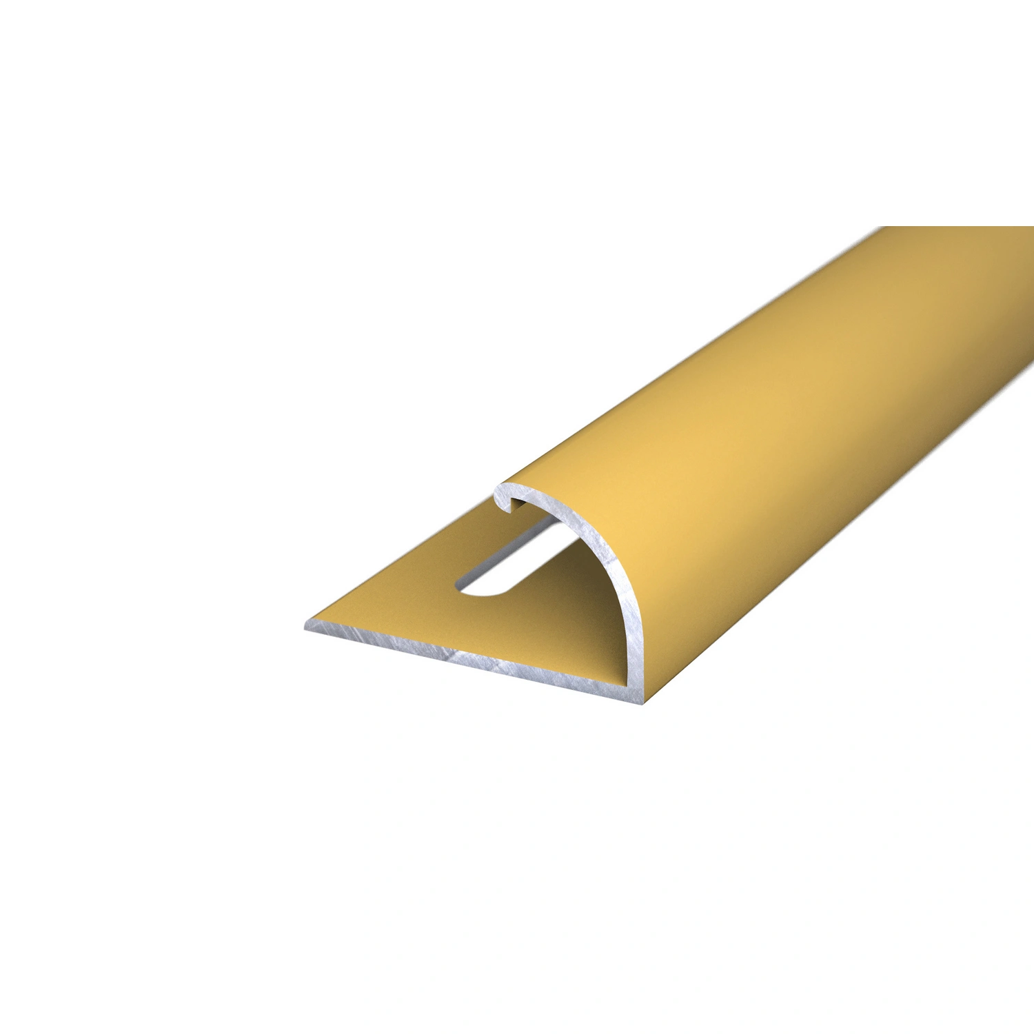 Abschlussprofil, BxH: 25 x 13.2 mm, gelocht