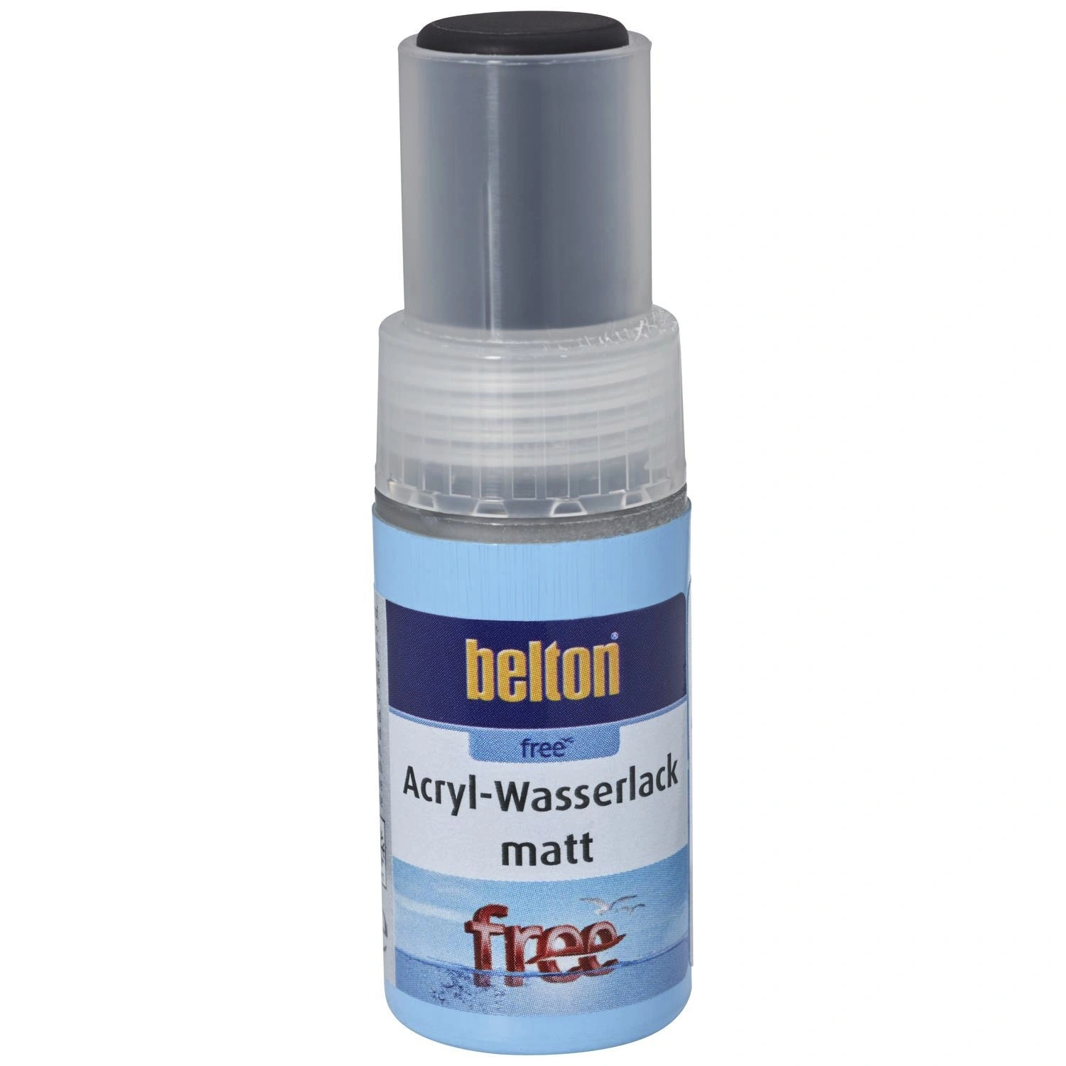 Lackstift »free«, tiefschwarz, matt, 9ml