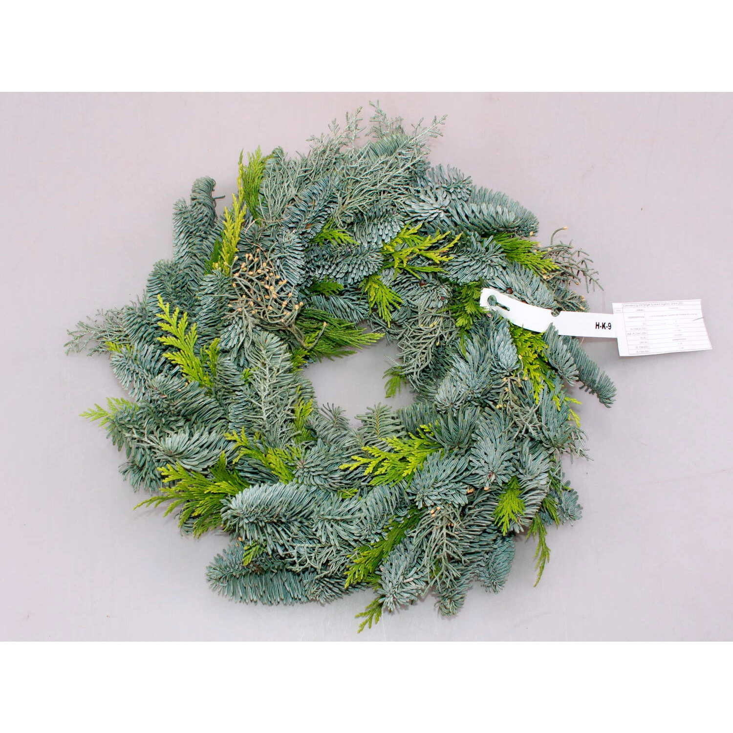 Adventskranz Koniferen Mix, Ø 35 cm, undekoriert, grün