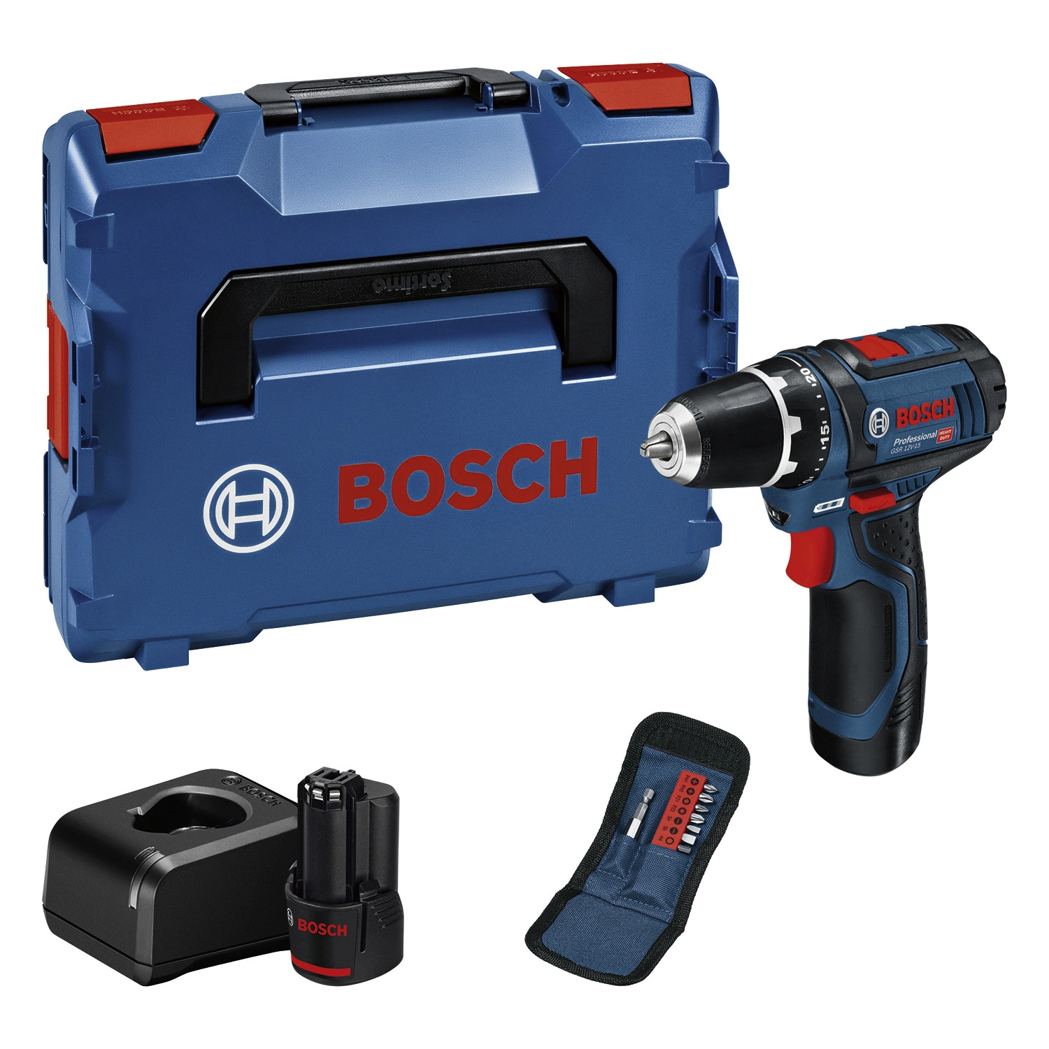 Akku-Bohrschrauber »GSR 12V-15«, 12 V, mit Akku