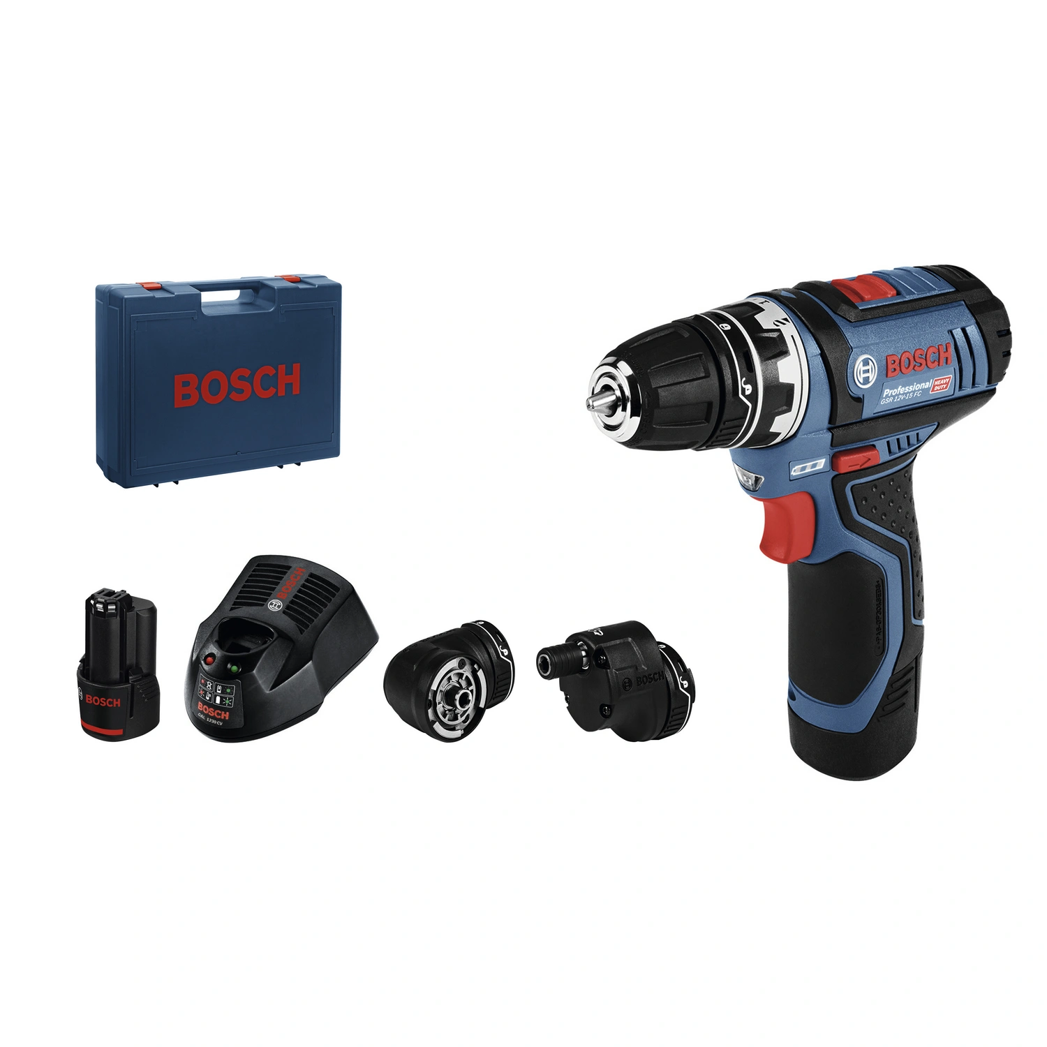 Akku-Bohrschrauber »GSR 12V-15 FC«, 12 V, inkl. 2 Akkus