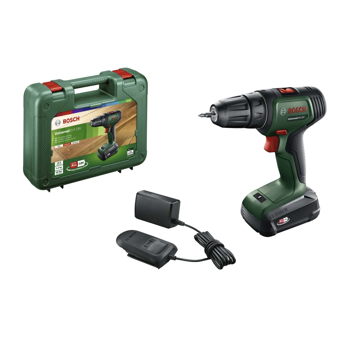 Akku-Bohrschrauber »UniversalDrill 18 «, 18 V, inkl. Akku