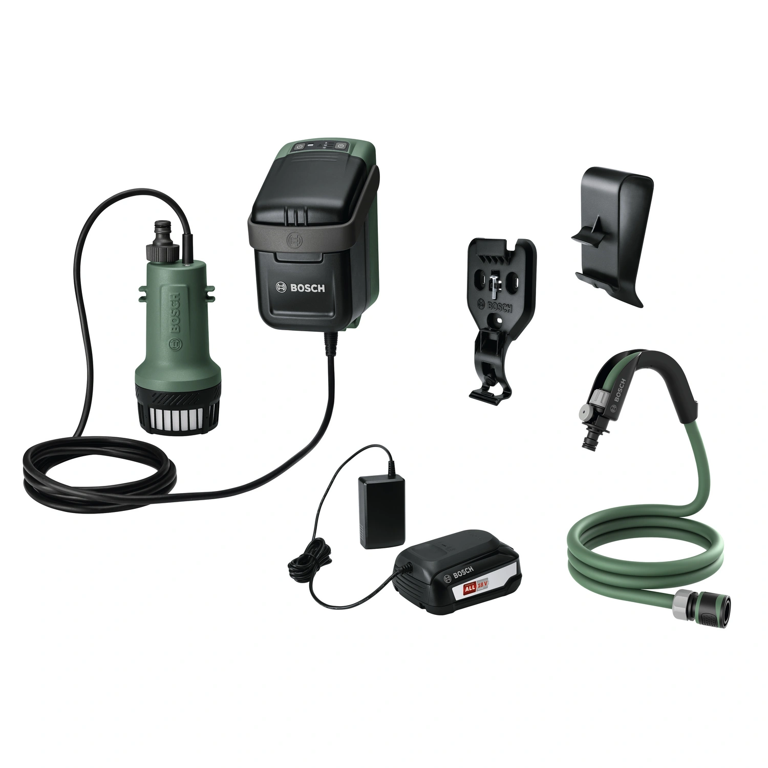 Akku-Gartenpumpe »GardenPump«, 18V-2000, inkl. Akku 2,5Ah Akku und Ladegerät