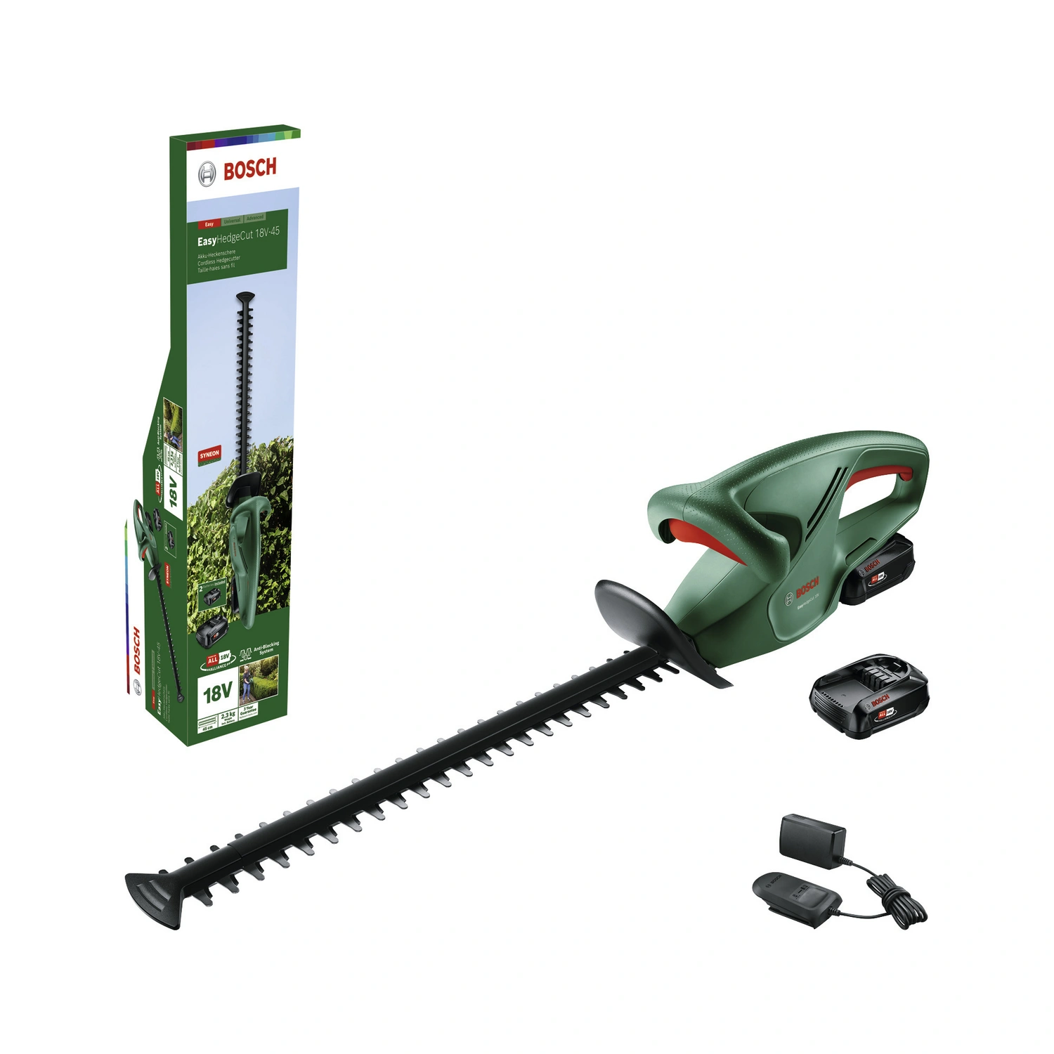 Akku-Heckenschere »EasyHedgeCut 18-45«, inkl. 2x 2,0Ah Akku und Ladegerät