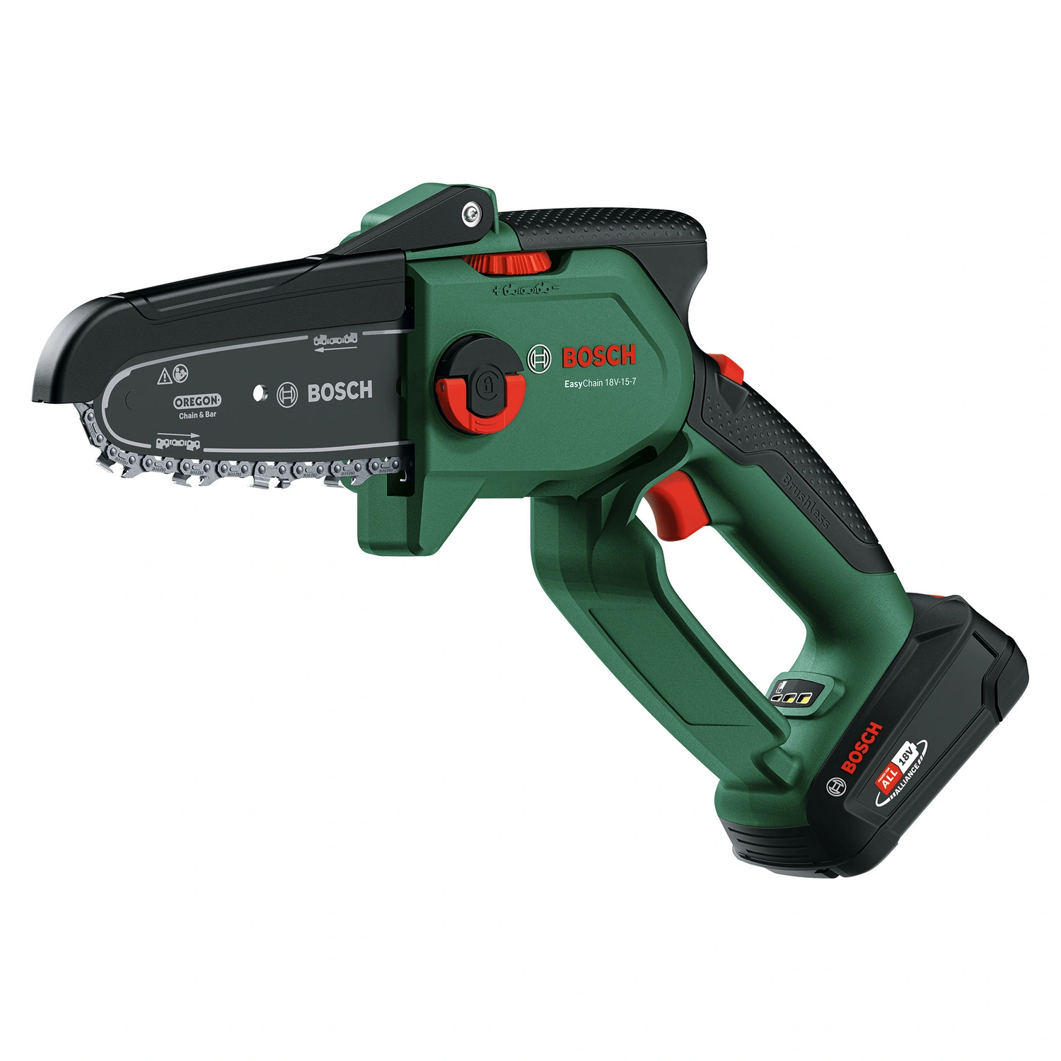 Akku-Kettensäge »EasyChain 18V-15-7«, grün, 18 V, mit Akku