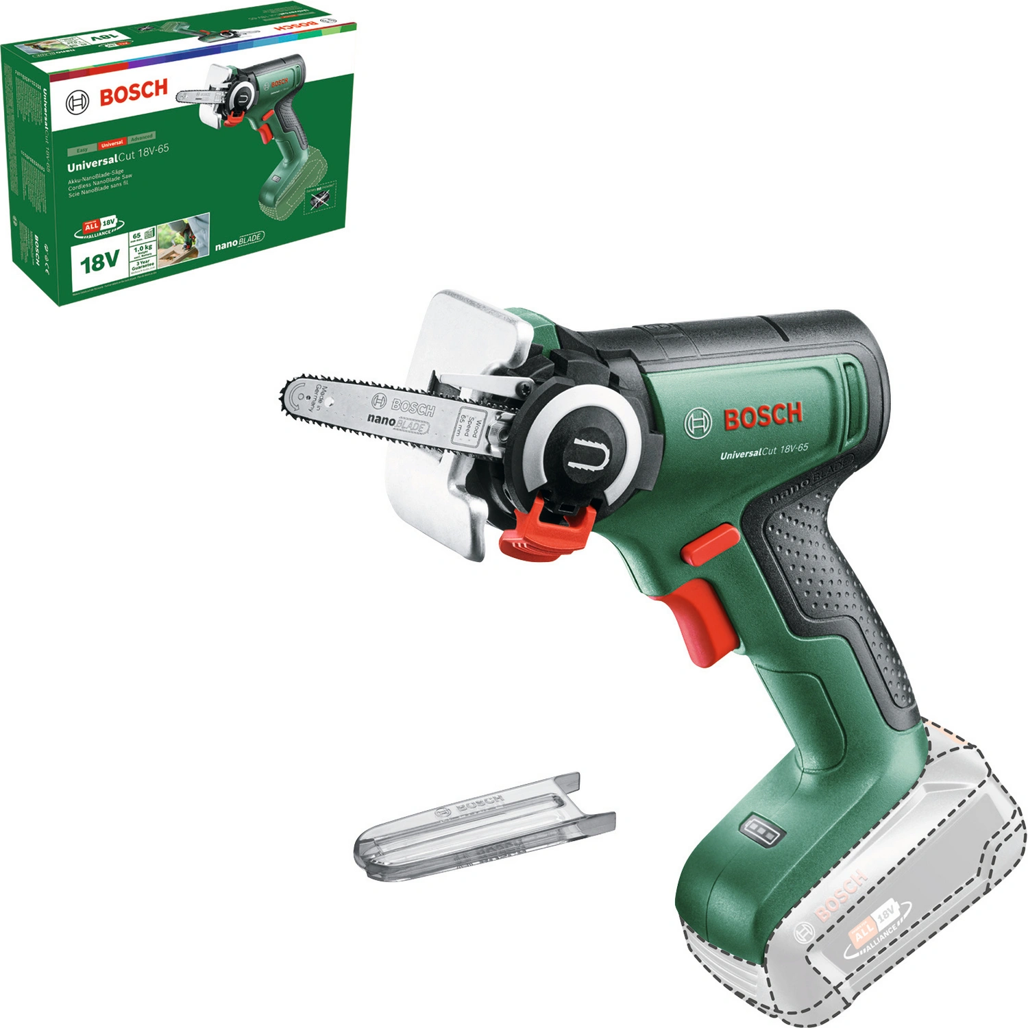 Akku-Säge »UniversalCut 18V-65«, grün, ohne Akku