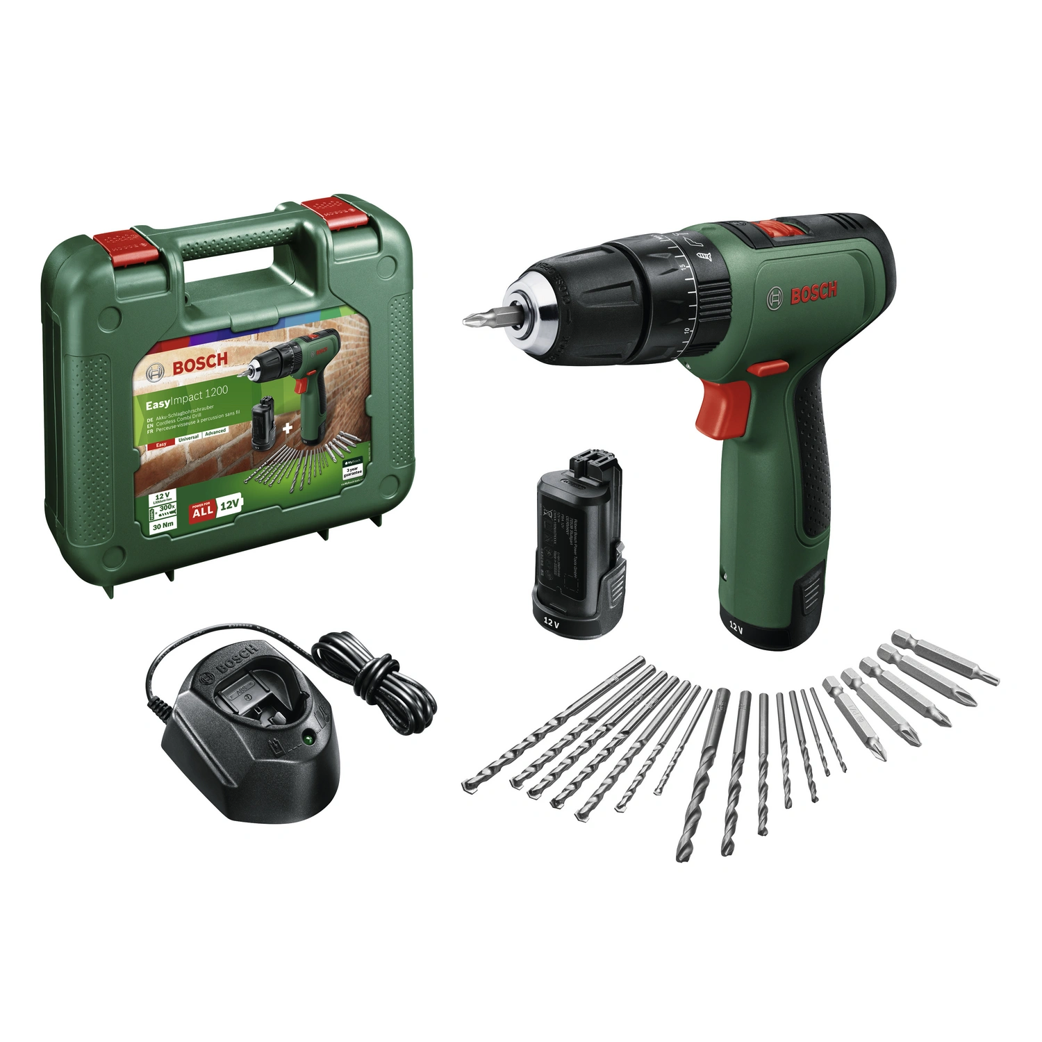 Akku-Schlagbohrer »EasyImpact 1200«