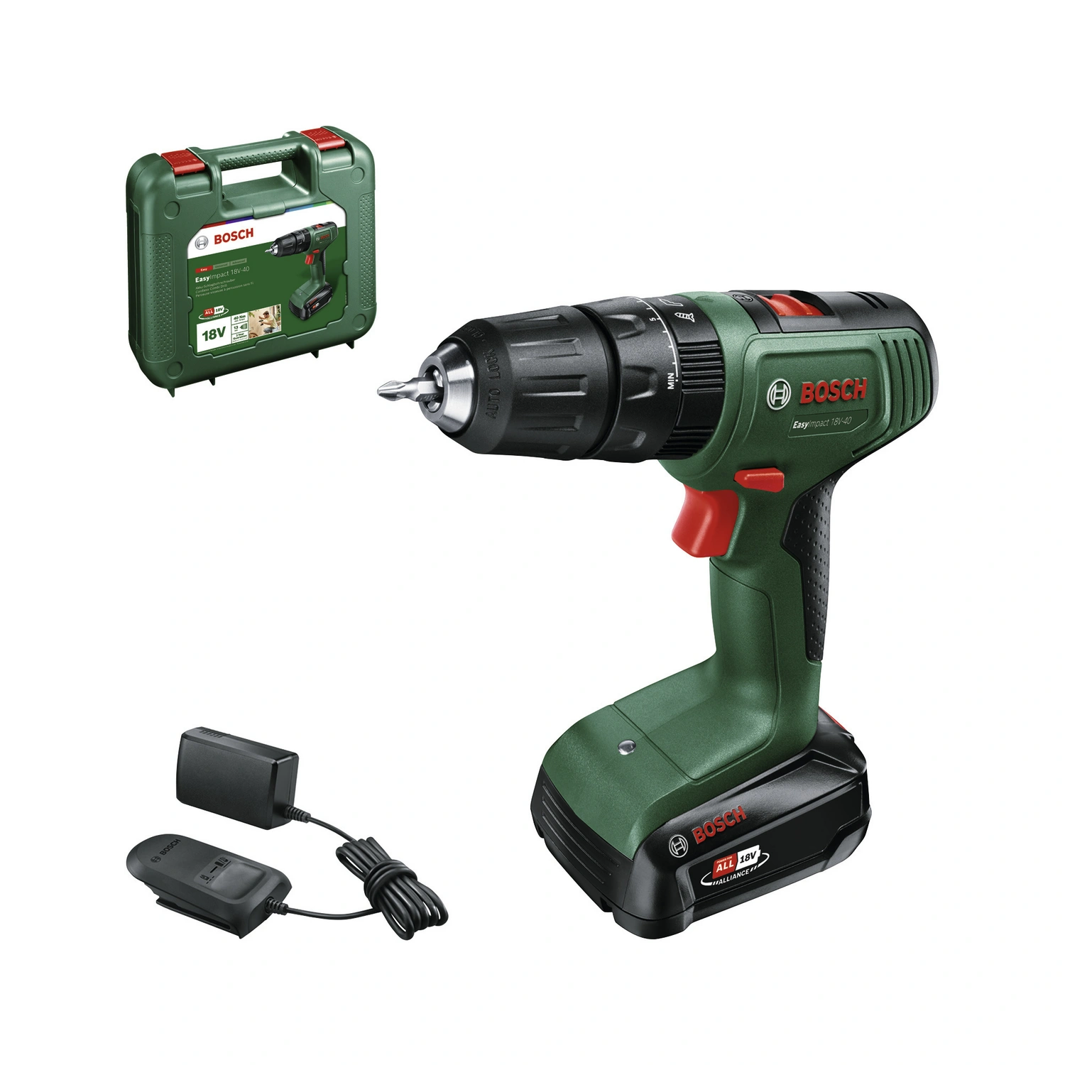 Akku-Schlagbohrer »EasyImpact 18V-40«, inkl. 1,5Ah Akku und Ladegerät
