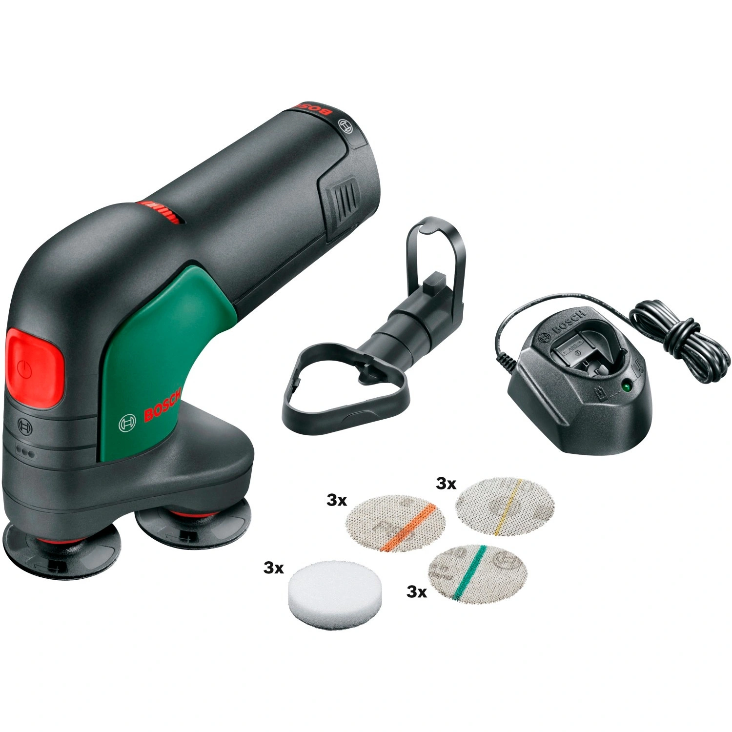 Akku-Tellerschleifer/Polierer »Easy CurvSander 12«, 12 V, mit Akku