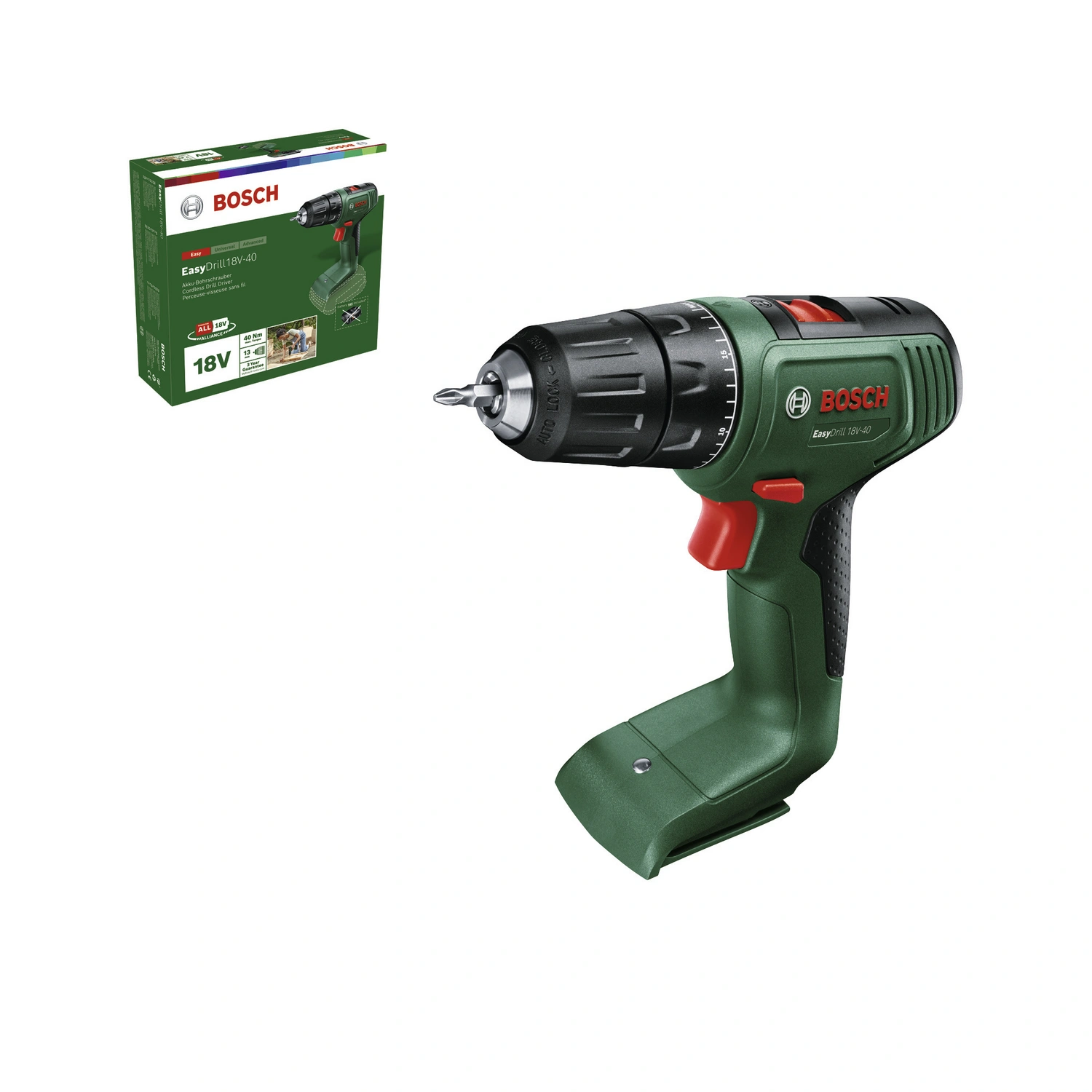 Akku-Zweigang-Bohrschrauber »EasyDrill 18V-40«, ohne Akku